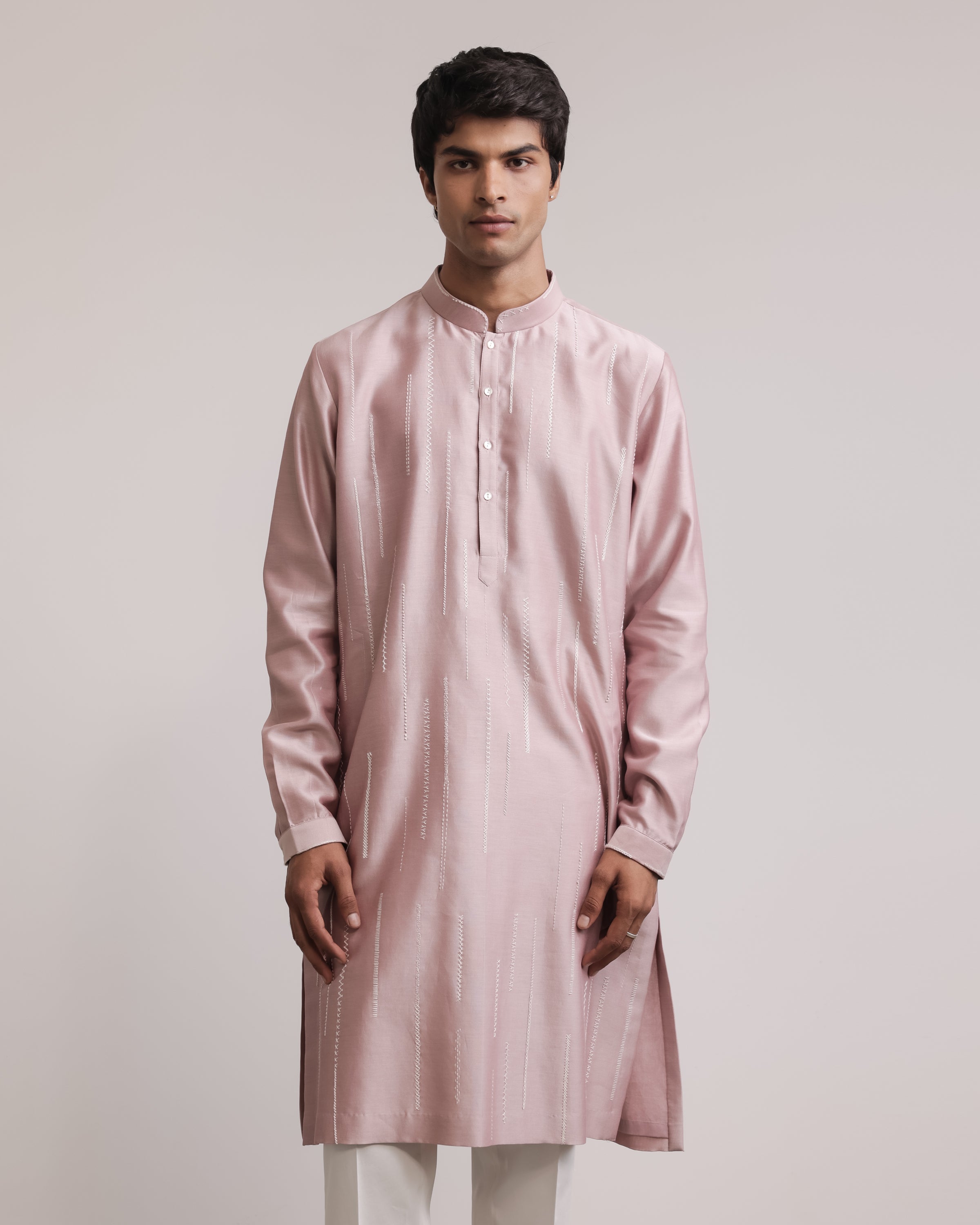 COUNTRYMADE Kurtas Residual Stitches Linear Kurta Set ensemble kurta pantalon brodé