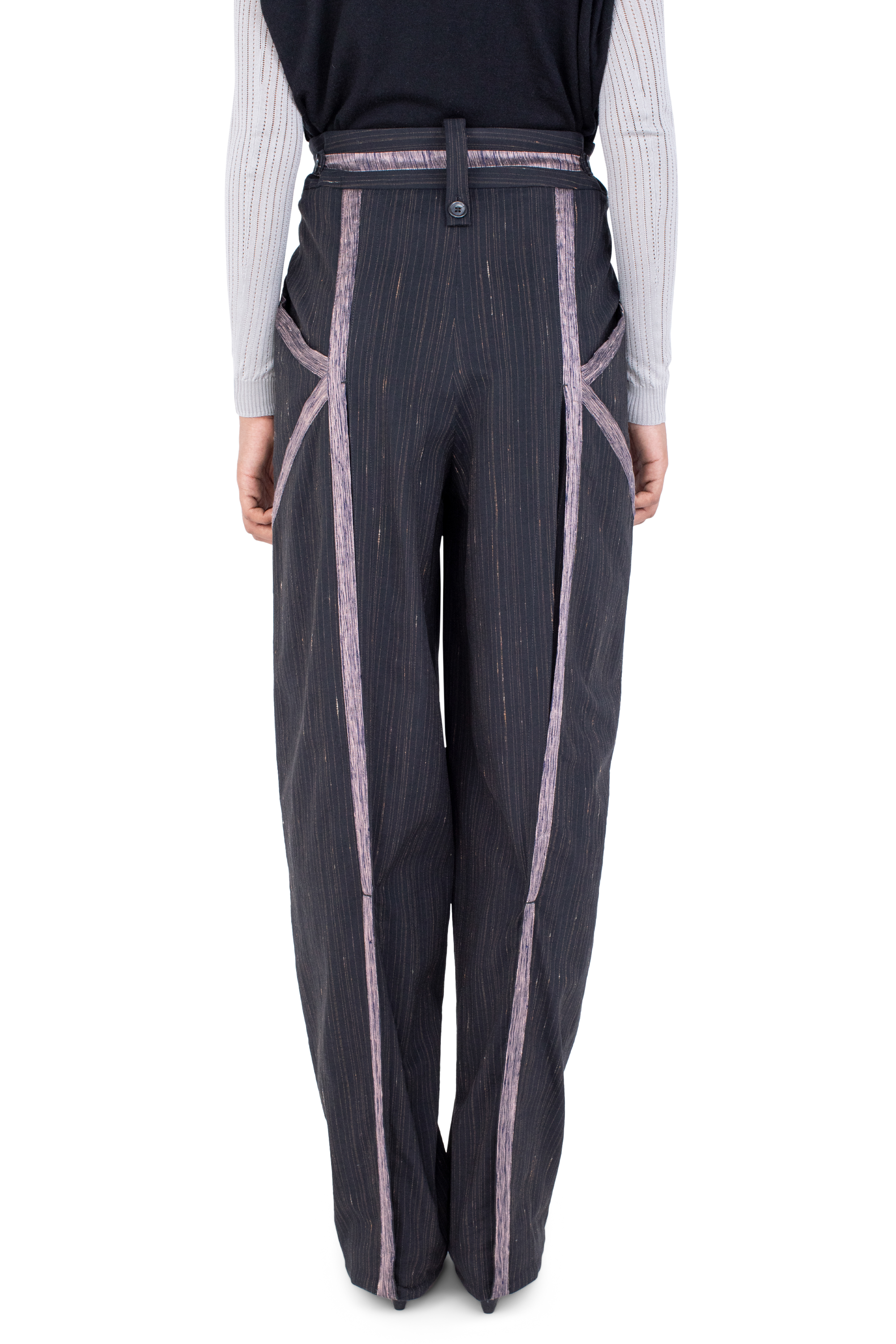 Kiko Kostadinov Bottoms AUDAX Trousers pantalon Charcoal Rose