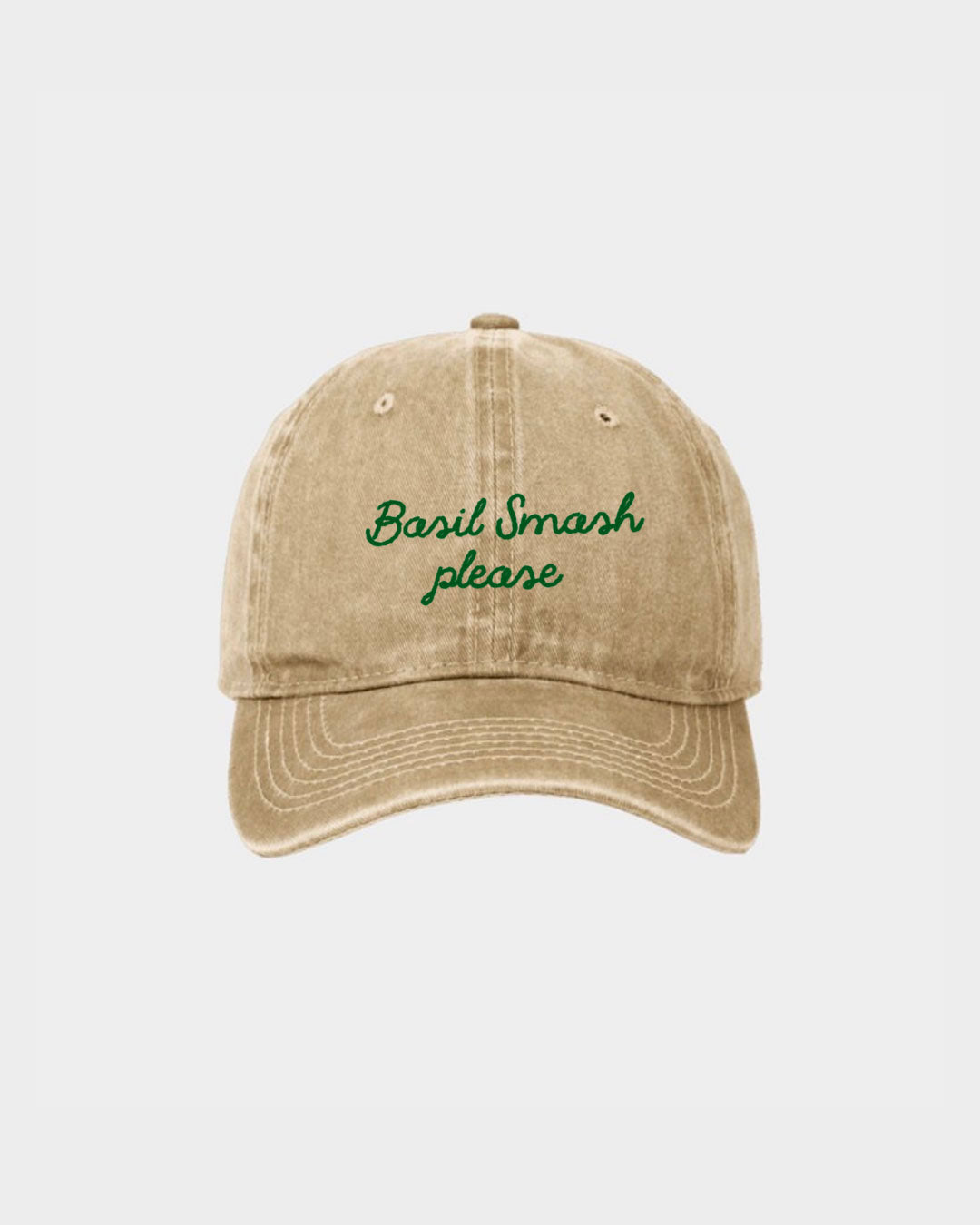 Juste Un T-shirt Casquettes Basil Smash casquette brodée rouge vintage coton