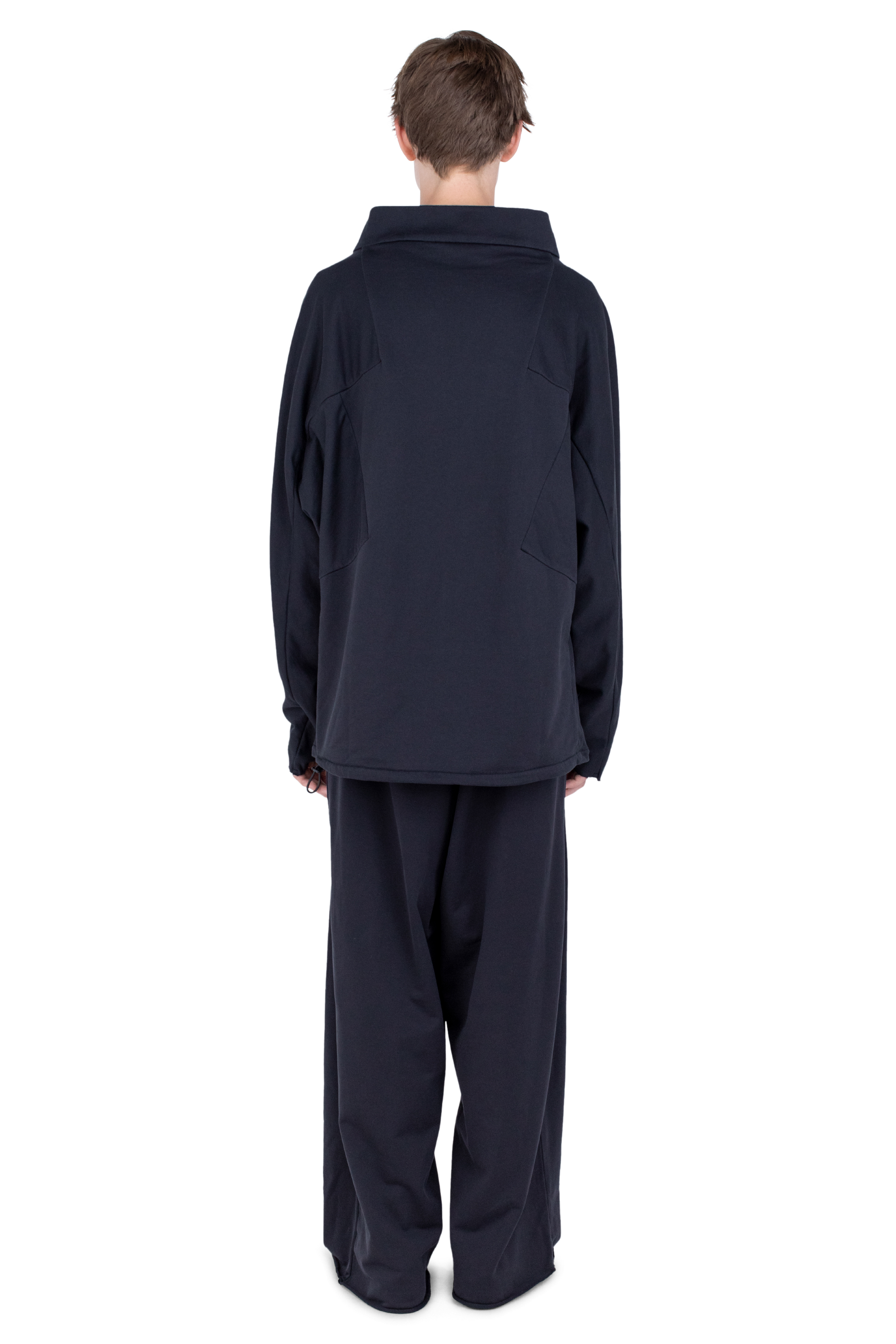 Kiko Kostadinov Tops VELEKA Pullover pull Charcoal coton biologique