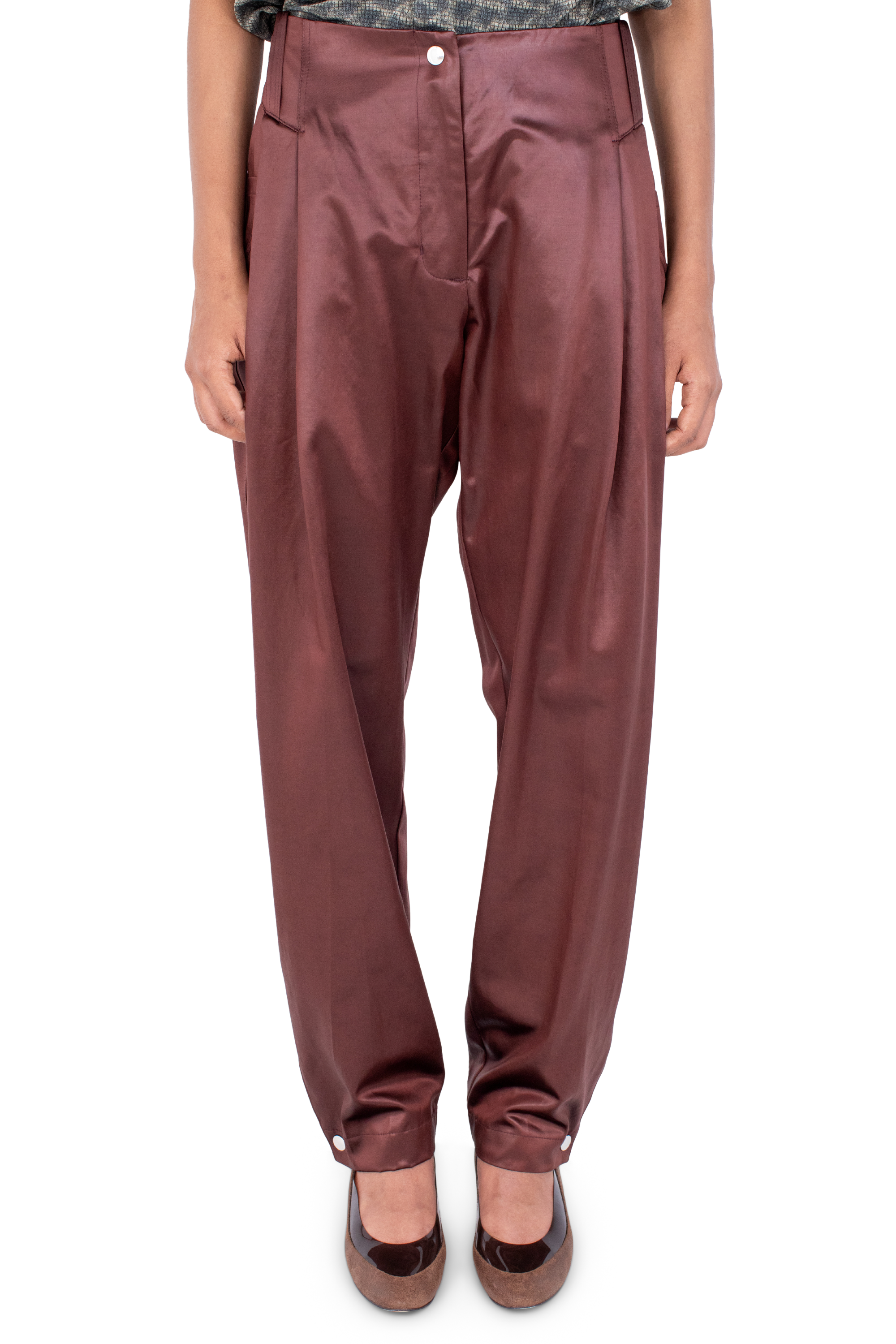 Kiko Kostadinov Bottoms PEREGRINE Trousers pantalon Burnt Umber enduit