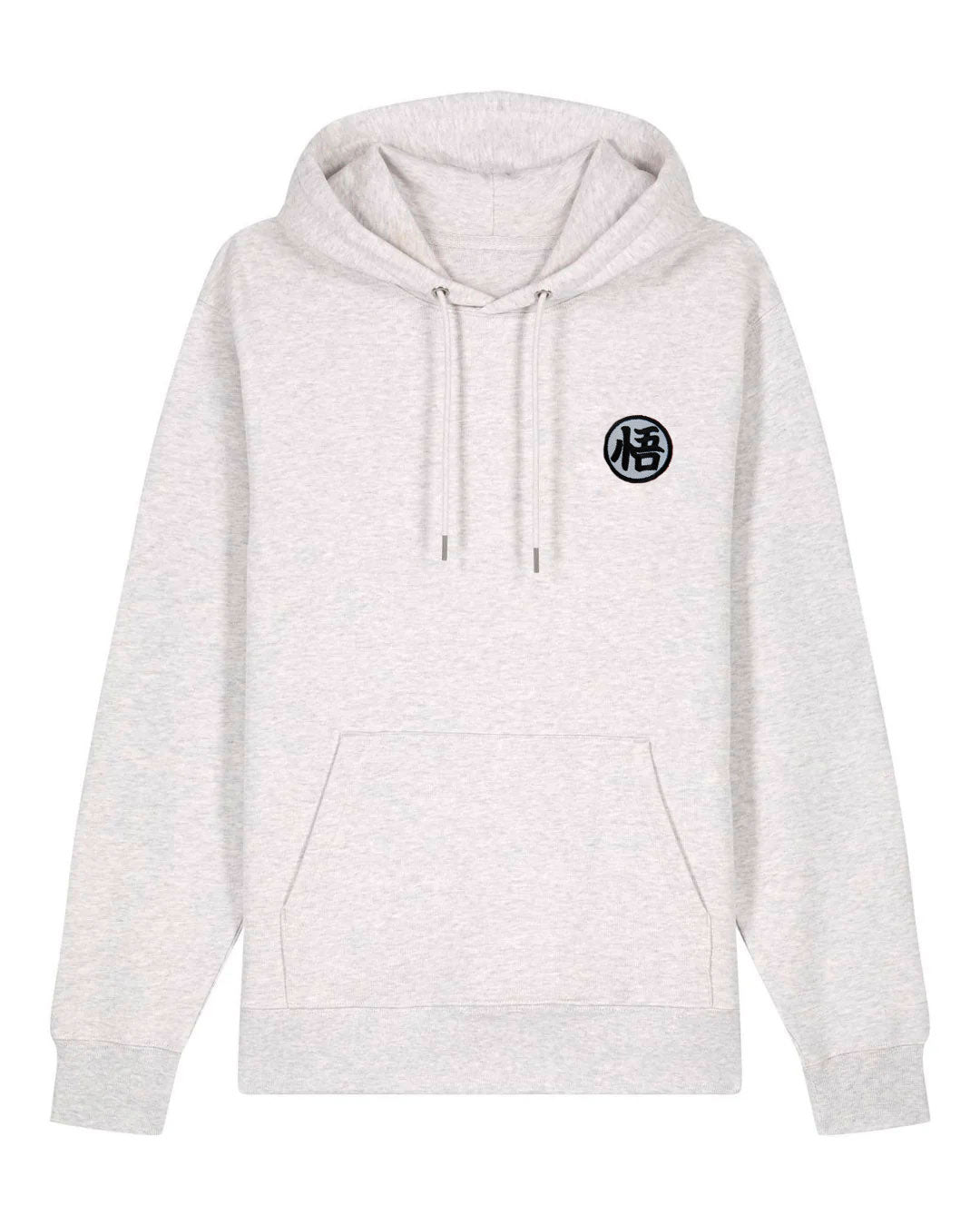 Juste Un T-shirt Sweats à Capuche Go sweat brodé noir