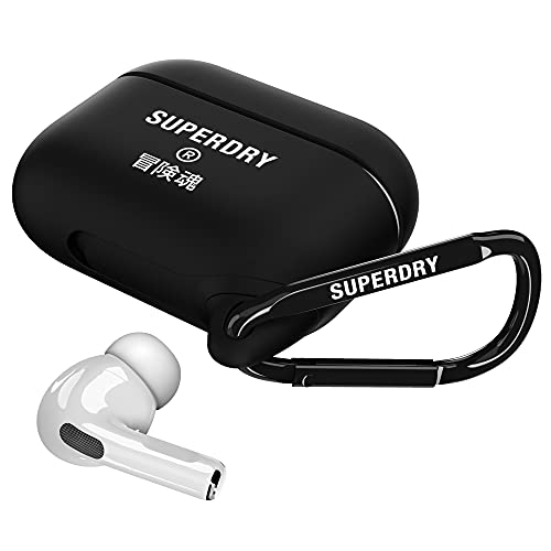 Superdry Coques de Protection coque AirPods Pro noire en silicone