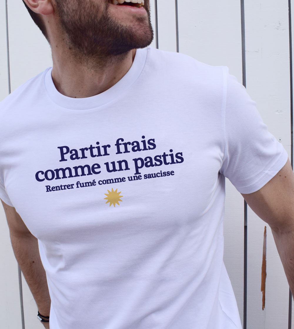 Juste Un T-shirt T-shirts Imprimés Frais comme un Pastis T-shirt homme