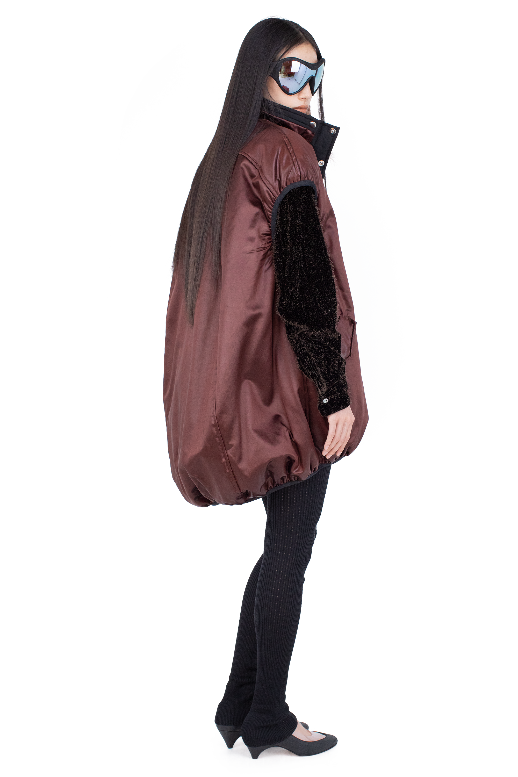 Kiko Kostadinov Knitwear AUK Pullover Gilet gilet Burnt Umber réversible