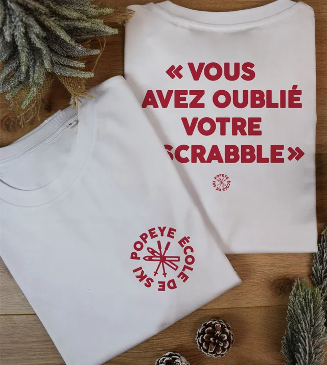 Juste Un T-shirt T-shirts Imprimés Vous avez oublié votre Scrabble t-shirt imprimé