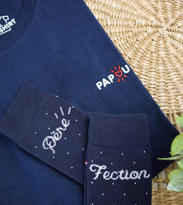 Juste Un T-shirt T-shirts Brodés Papou coffret brodé