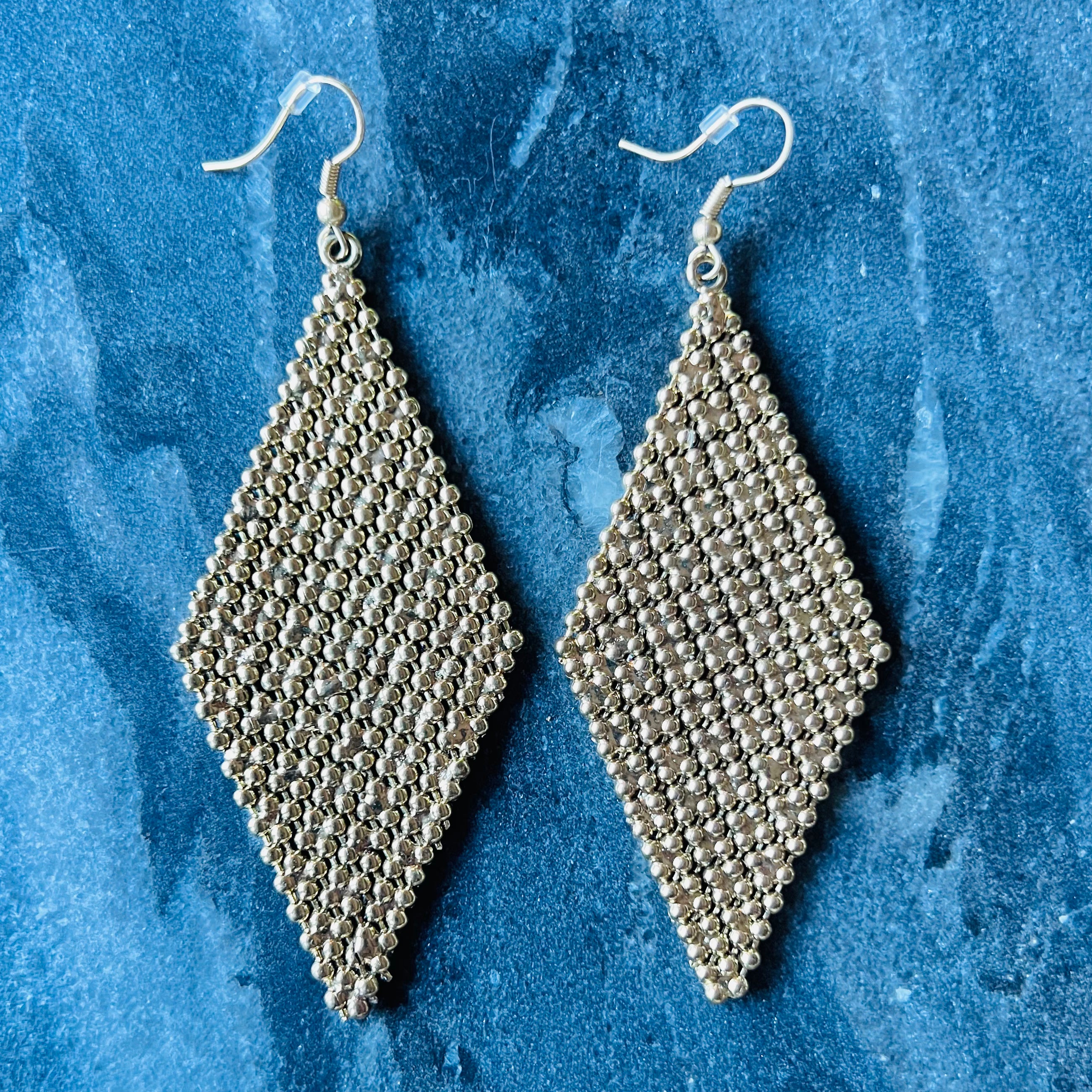 PANTRUCHE Boucles d'oreilles MARILYN losange doré