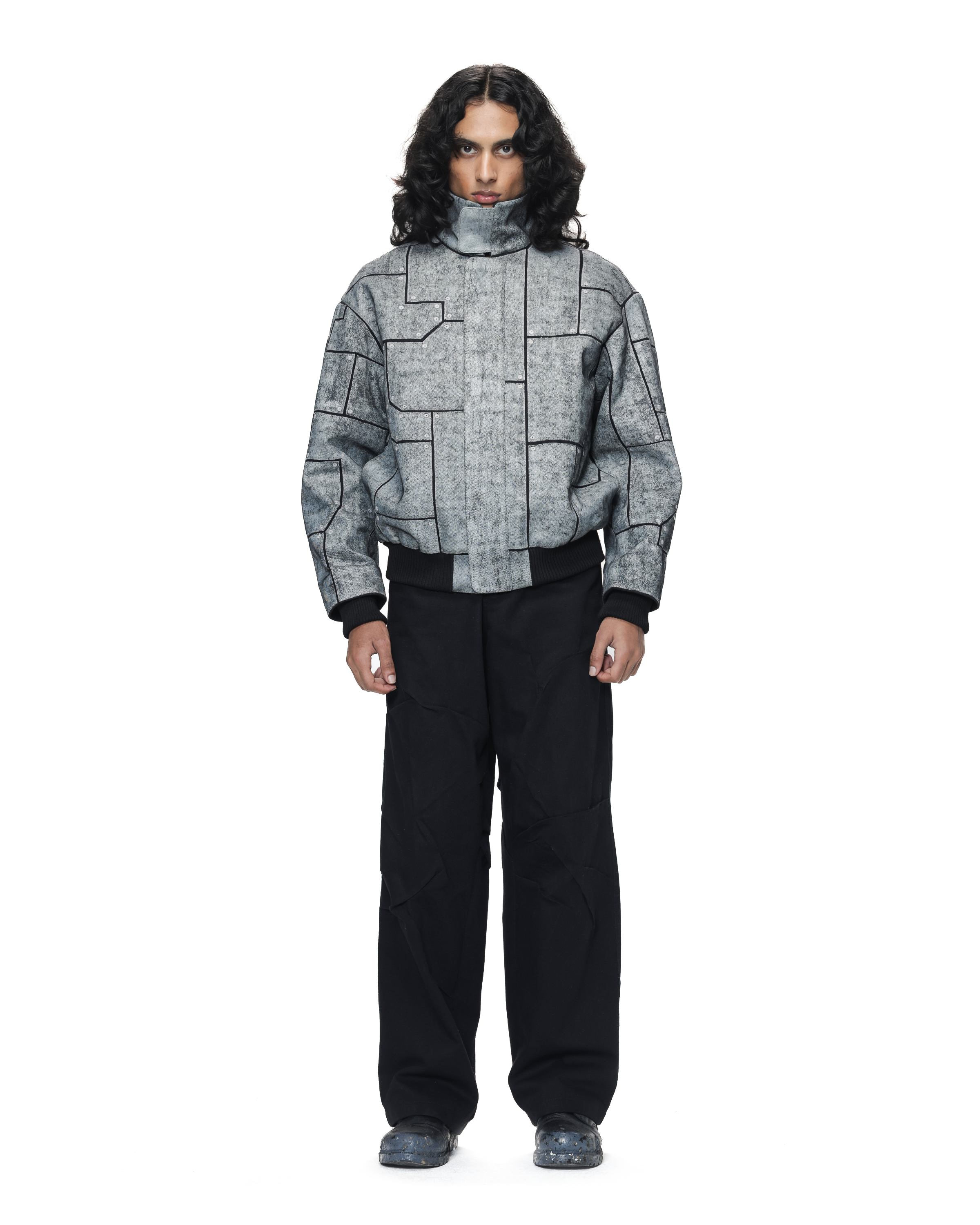 COUNTRYMADE Jackets Fuselage Bomber veste bomber en denim de coton sur commande