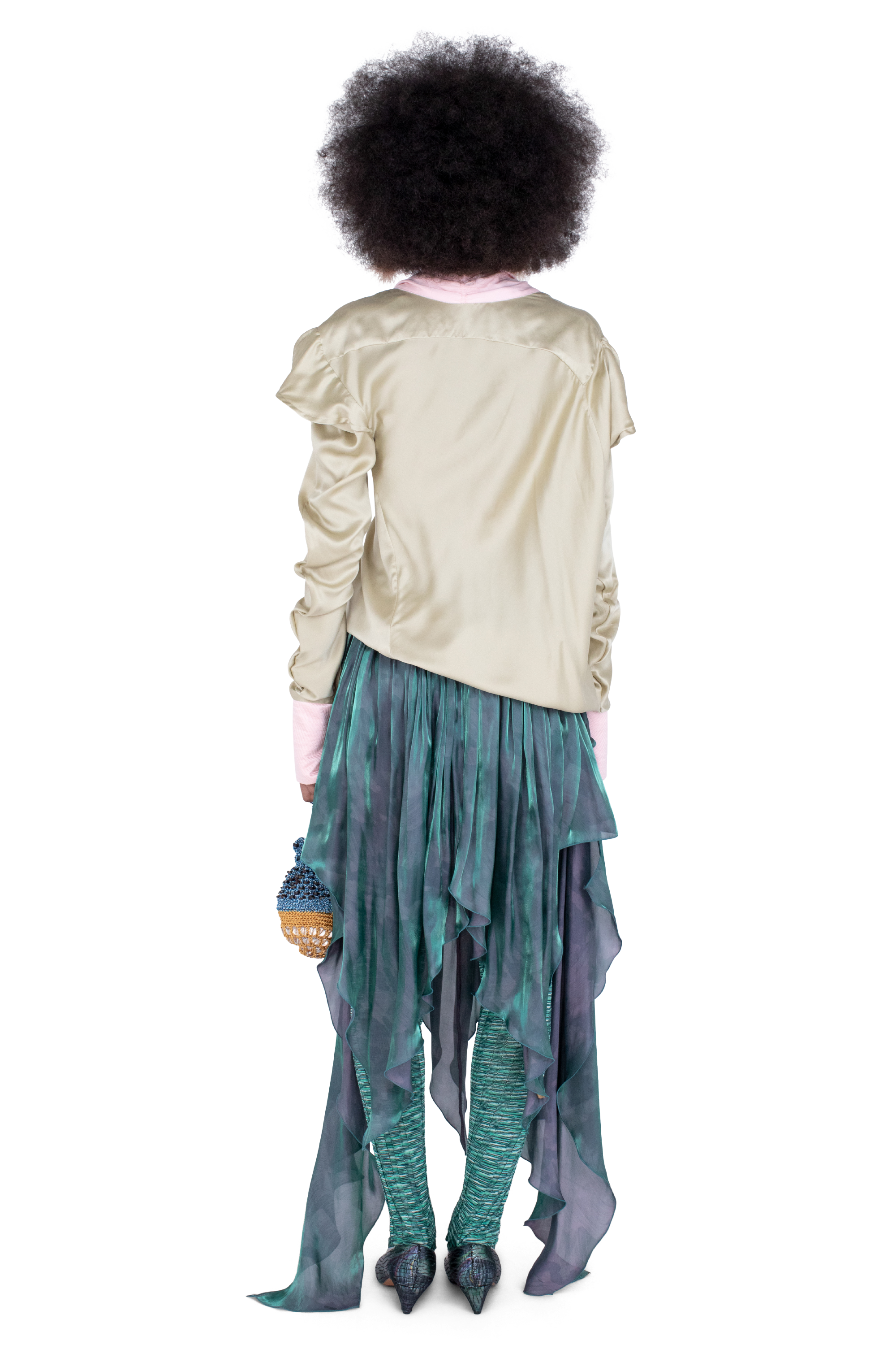 Kiko Kostadinov Tops EVELYN Blouse blouse Pebble en soie