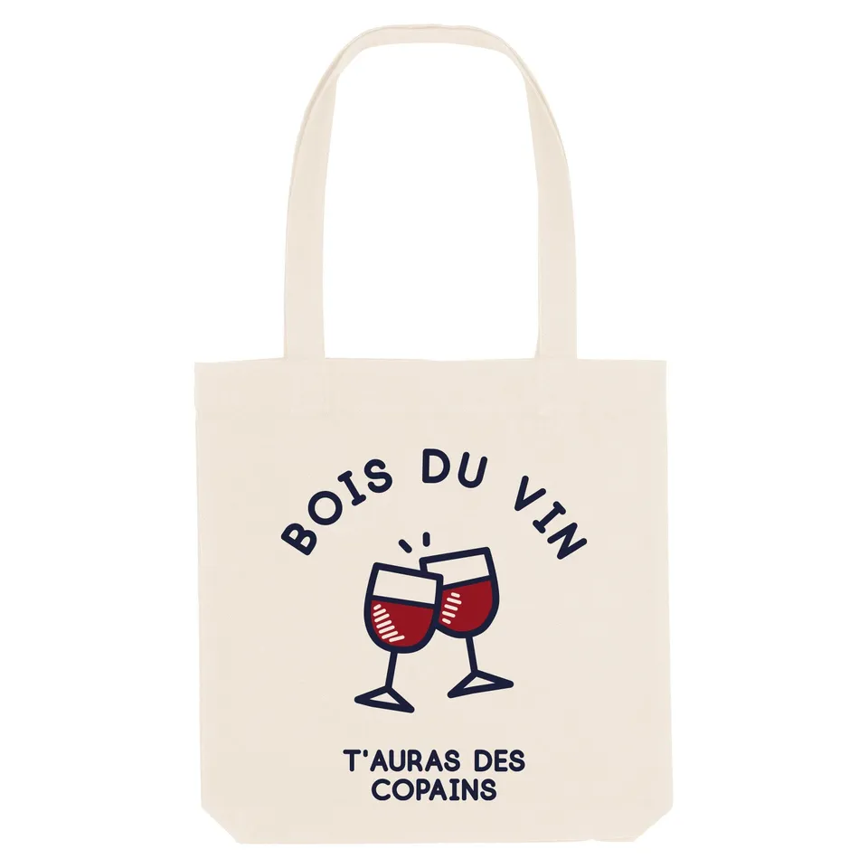 Juste Un T-shirt Tote Bags bois du vin tote bag