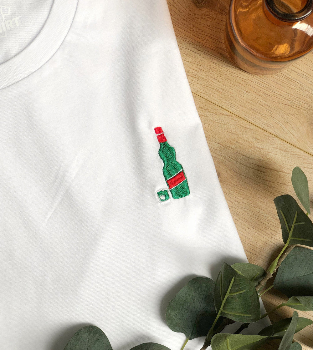 Juste Un T-shirt T-shirts Brodés Get 27 t-shirt coton bio apéro