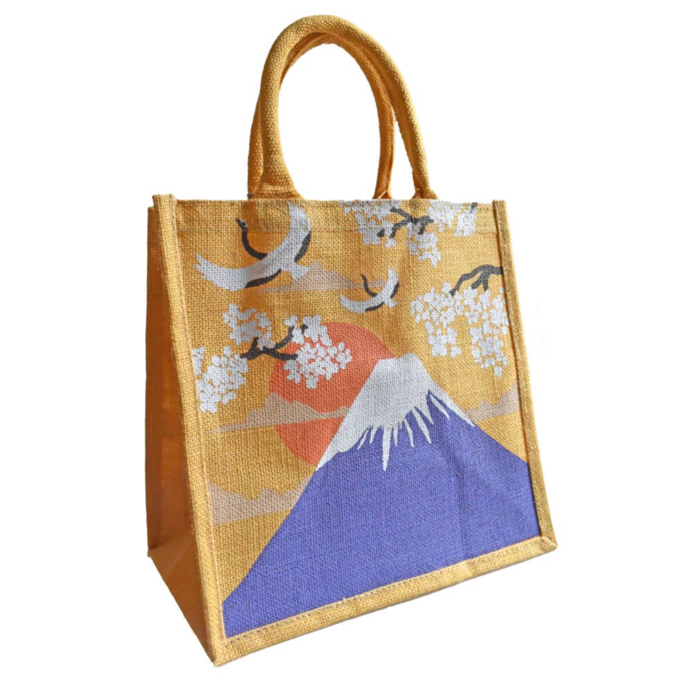 Sourire Multicolore Sacs et pochettes Cabas en toile de jute 30 x 30 x 20 cm