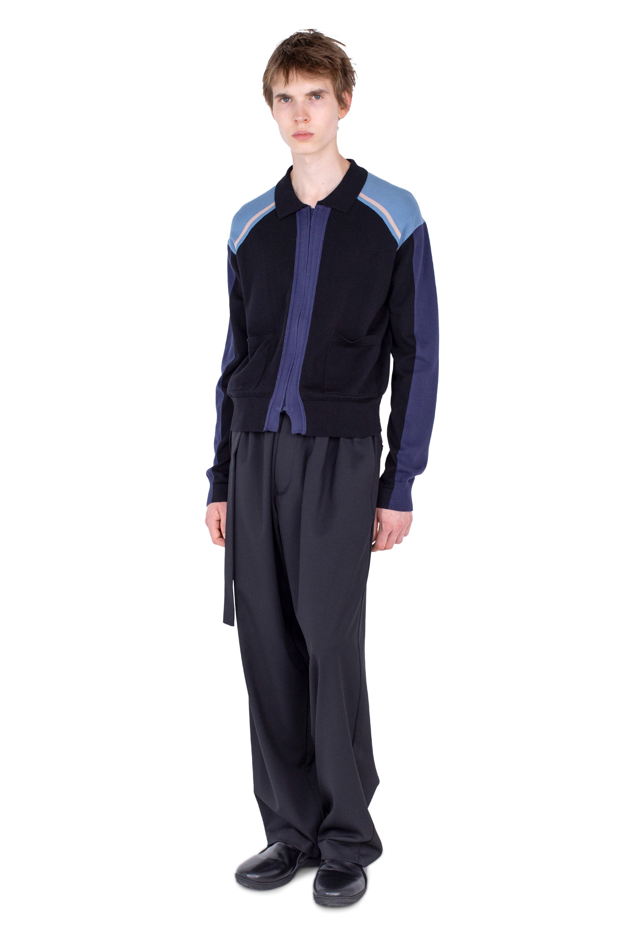 Kiko Kostadinov Knitwear MUNNO Knit Cardigan cardigan Phantom Black coton
