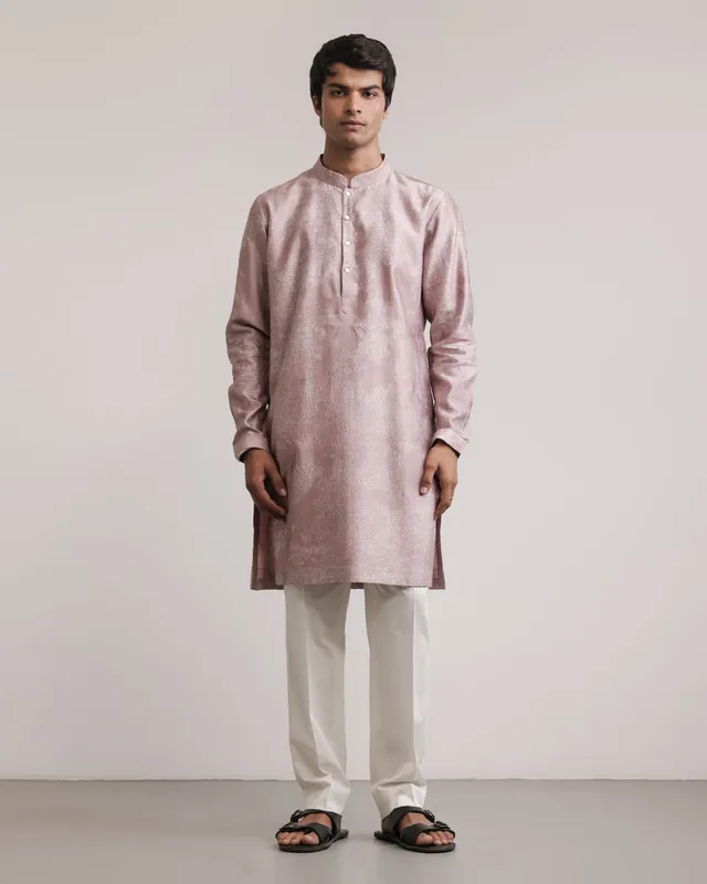 COUNTRYMADE Kurtas Dust Print Silk Kurta kurta XS-XXL soie imprimée