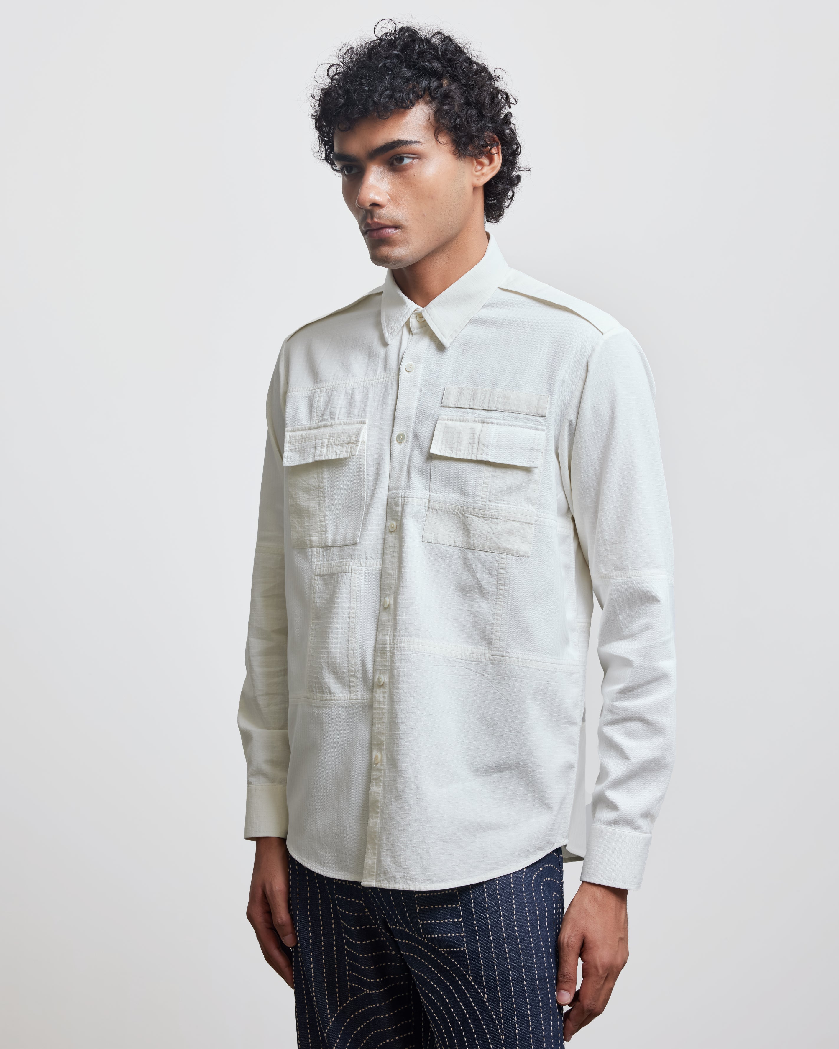 COUNTRYMADE Shirts RIPSTOP WORKWEAR SHIRT chemise ripstop brodée