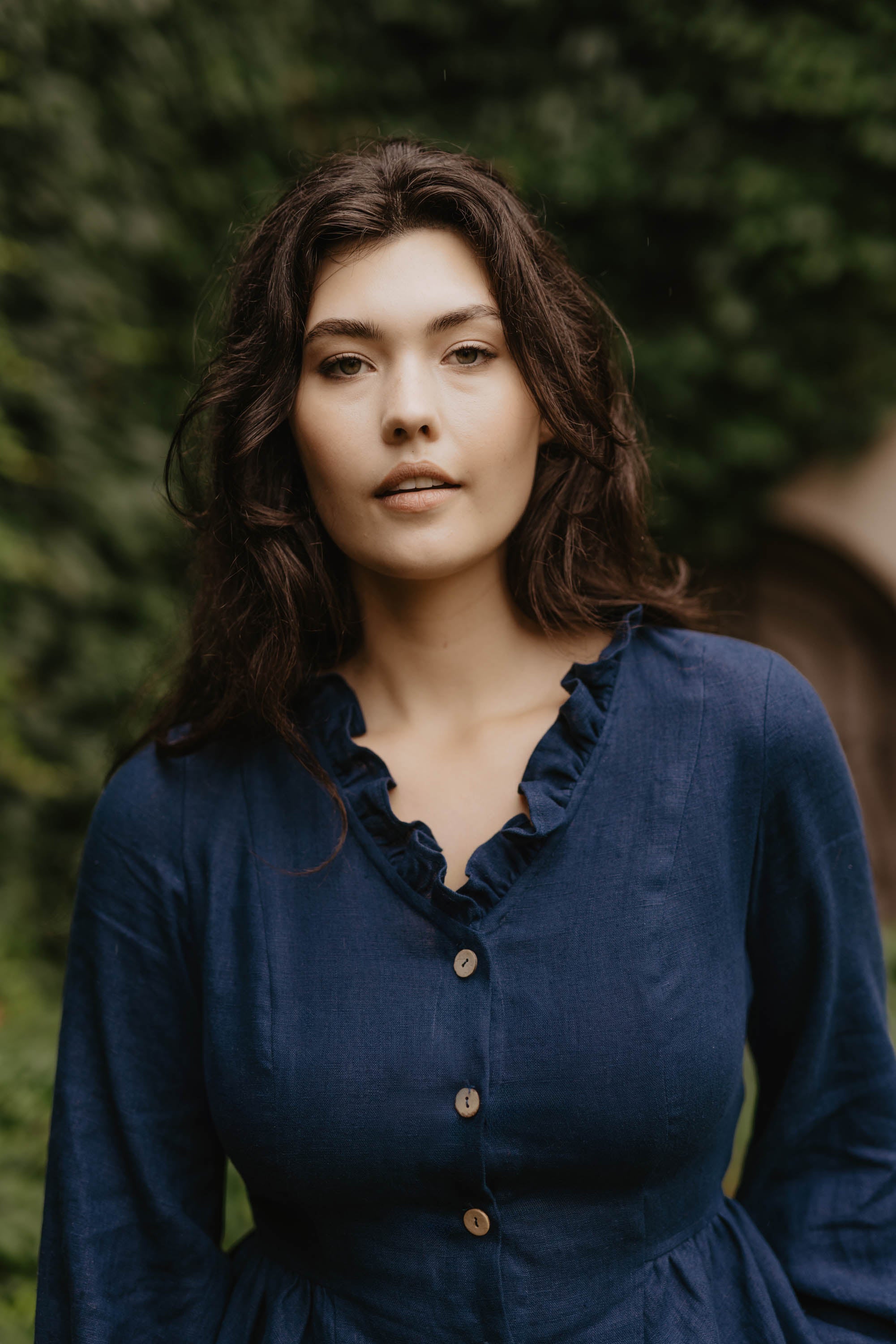 Laumė linen Linen Jackets Victoria veste en lin prune S vintage