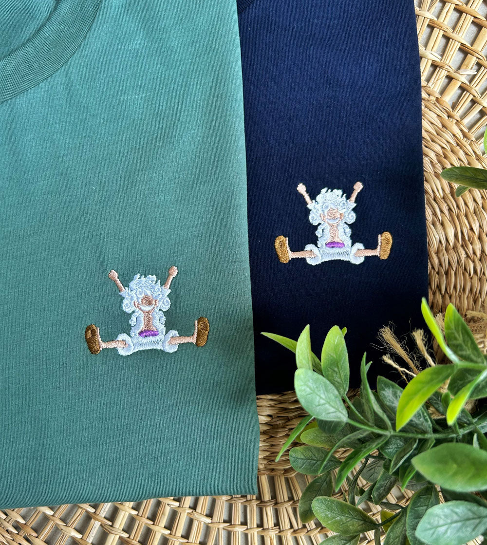 Juste Un T-shirt T-shirts Brodés Joy t-shirt brodé coton bio
