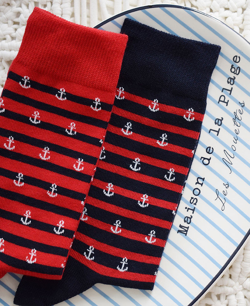 Juste Un T-shirt Chaussettes x Socksocket Les Gabin chaussettes 41/46 marinière