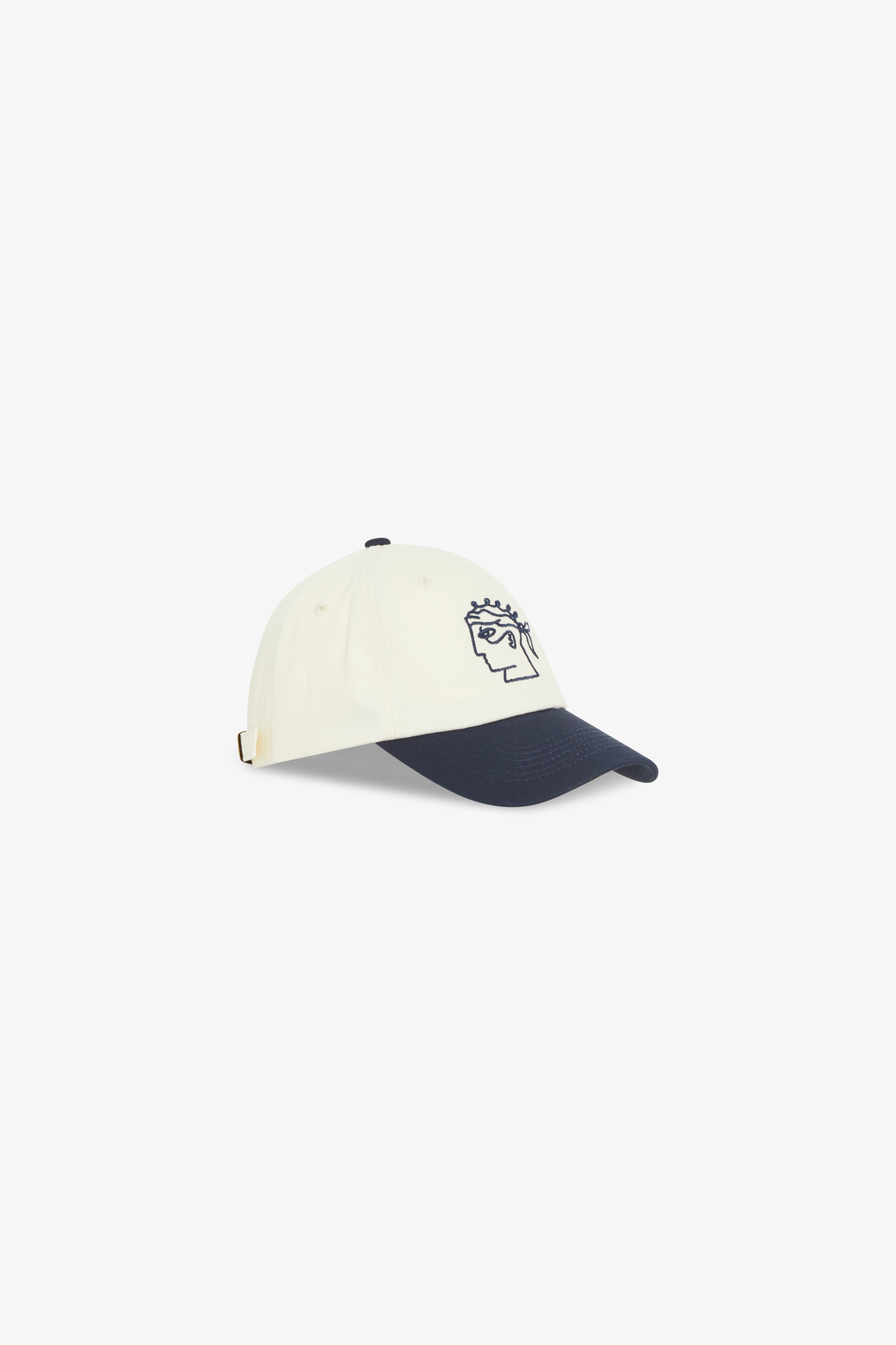 TAFANELLI Casquettes La TAFA Marine Cap casquette écrue brodée