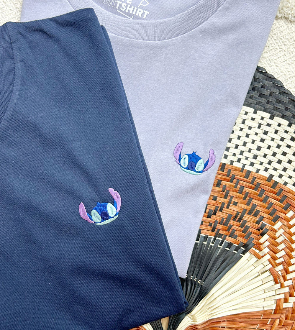 Juste Un T-shirt T-shirts Brodés Stitch T-shirt brodé
