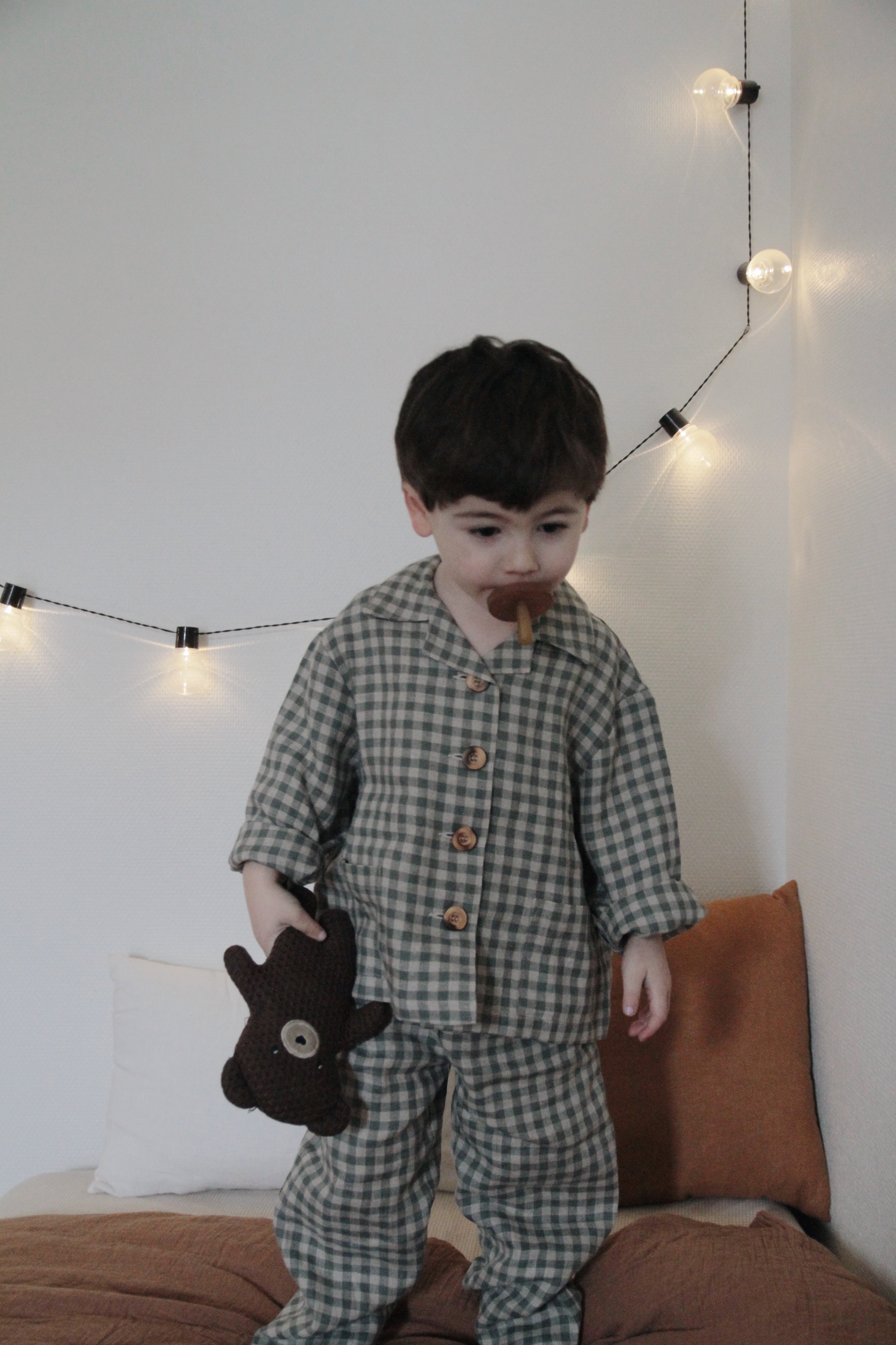 Laumė linen Kids Clothing Žemeliukas pyjama enfant lin naturel