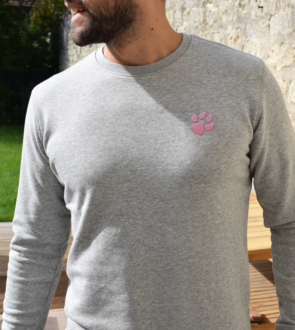 Juste Un T-shirt Sweats Brodés Griffe sweat brodé homme coton biologique