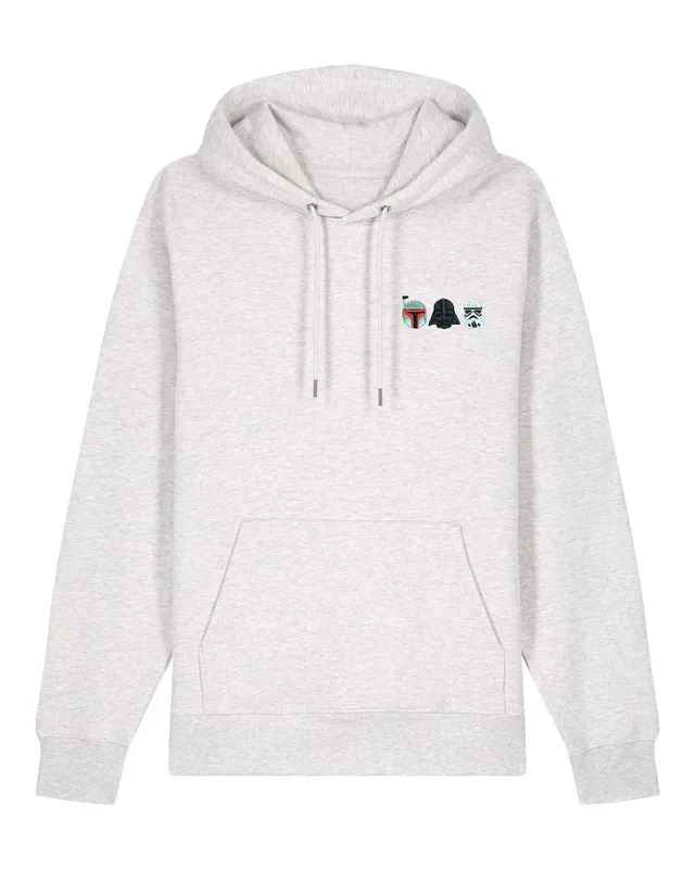 Juste Un T-shirt Sweats à Capuche Star Wars Sweat coton bio brodé