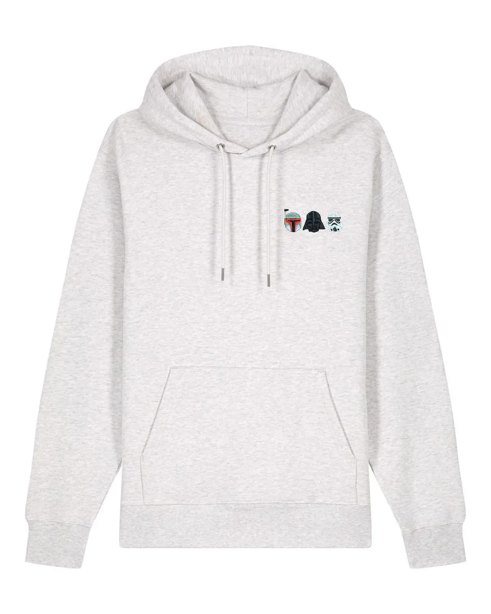 Juste Un T-shirt Sweats à Capuche Star Wars Sweat coton bio brodé