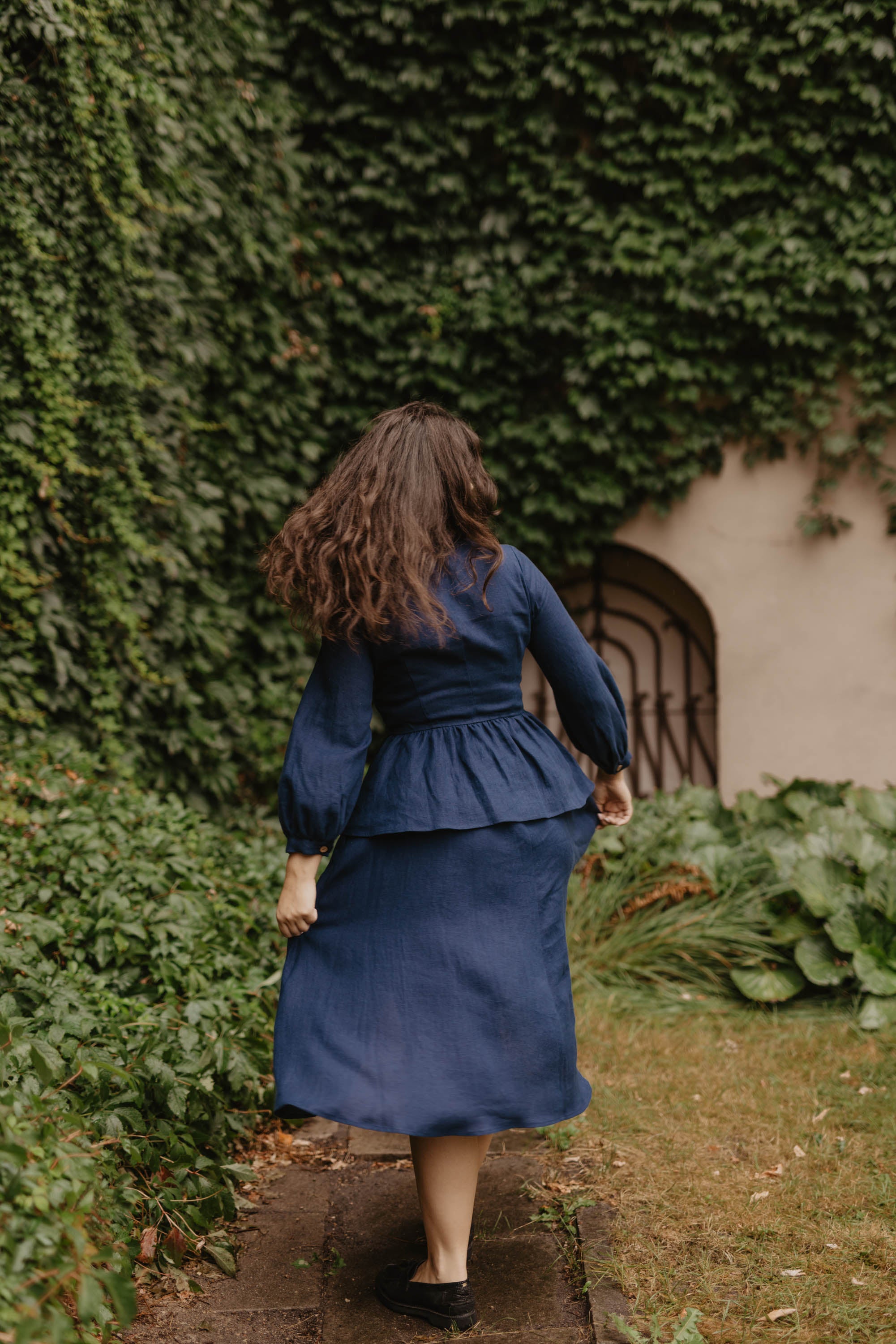 Laumė linen Linen Jackets Victoria veste en lin prune S vintage