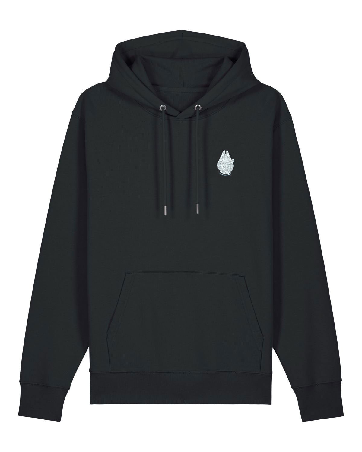 Juste Un T-shirt Sweats à Capuche Falcon sweat à capuche gris chiné animé