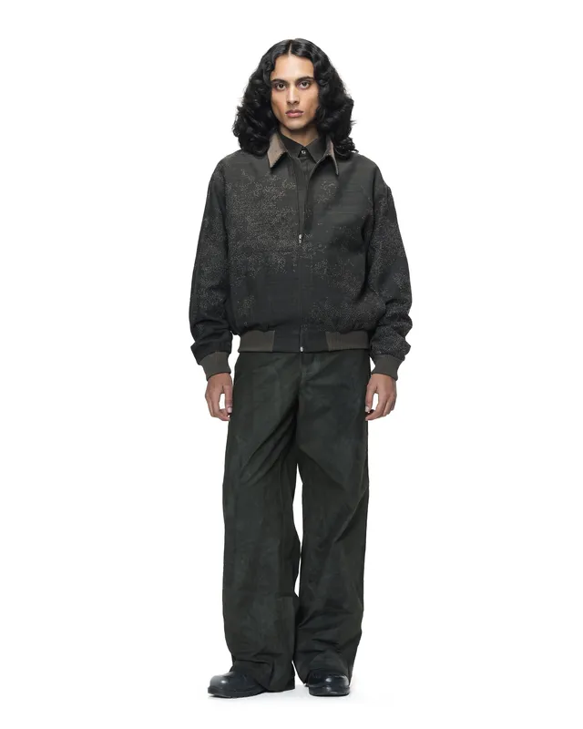 COUNTRYMADE Jackets Dust Cloud Bomber veste bomber en soie Matka brodée