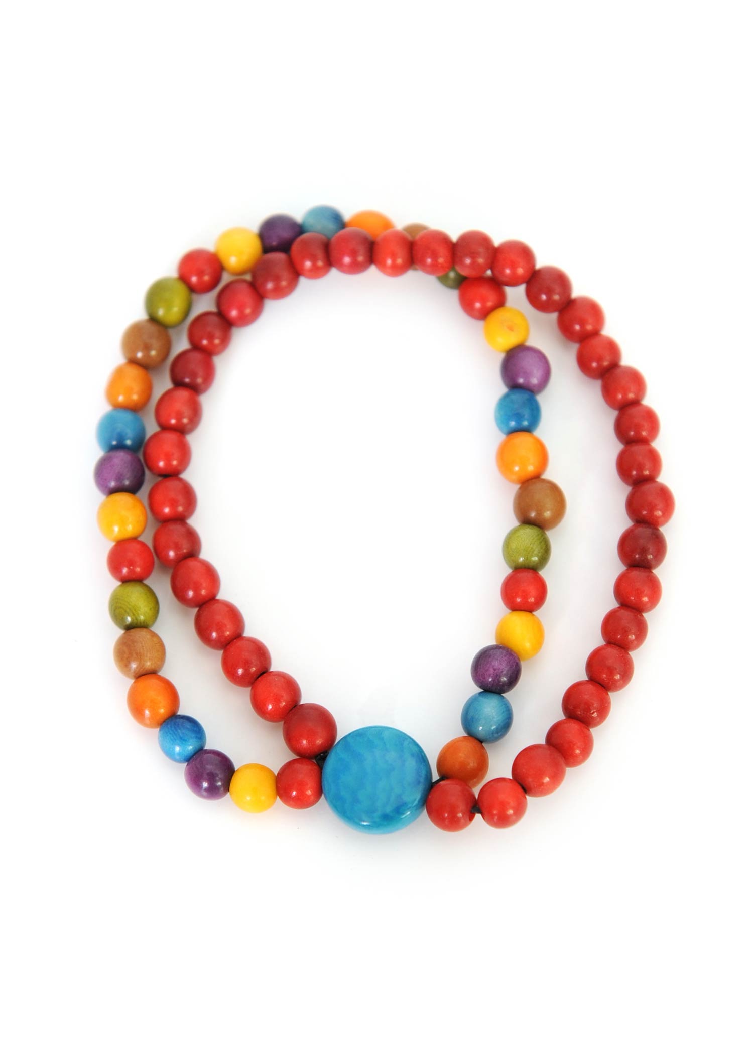 Sourire Multicolore Bracelets Perlita bracelet double en ivoire végétal coloris ardoise bronze jaune