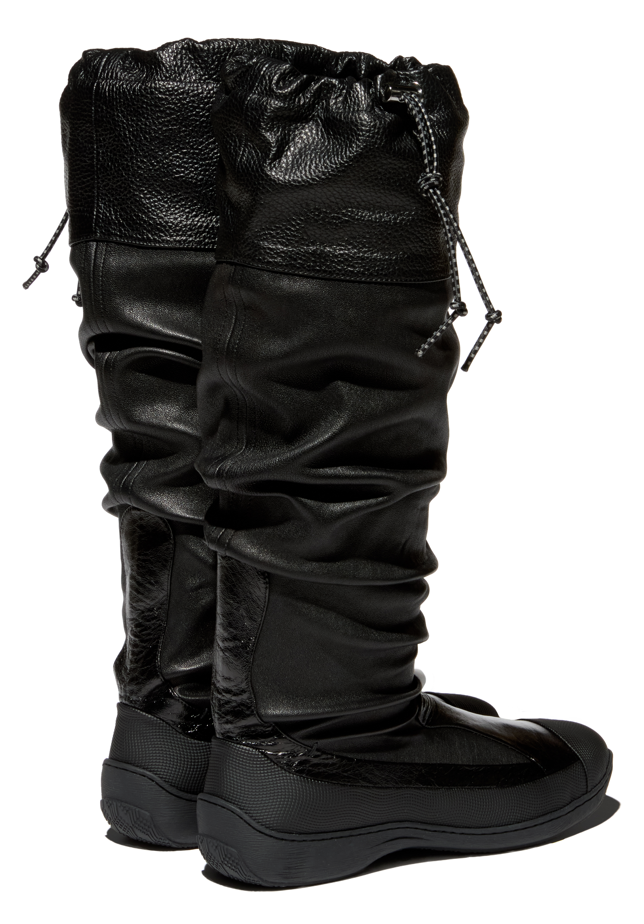Kiko Kostadinov Shoes AVOCET Leather Boots bottes cuir noir