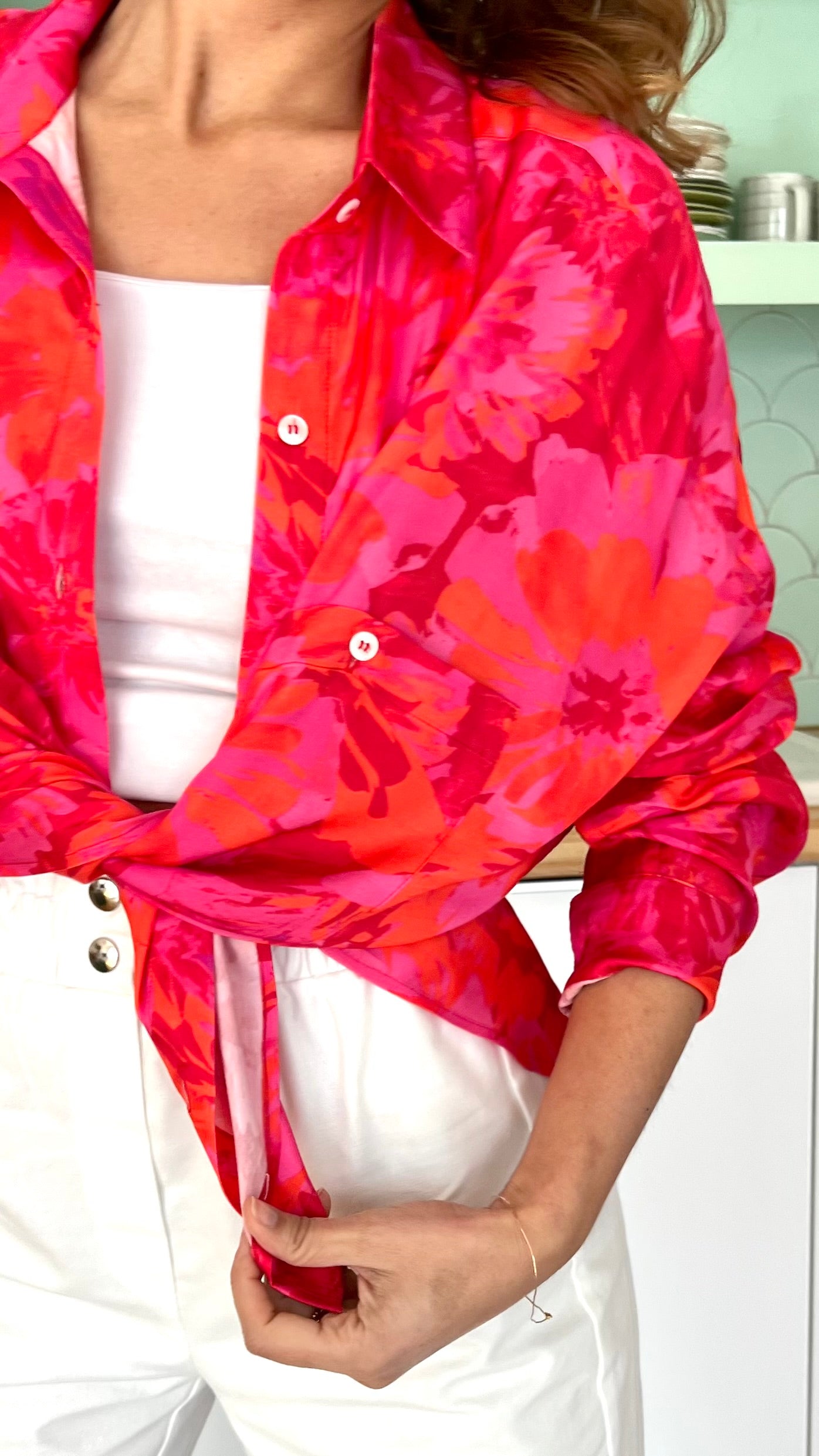 PANTRUCHE Chemises HOLIDAY flowers chemise XS à fleurs