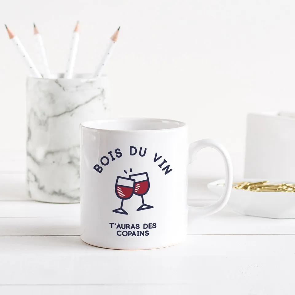 Juste Un T-shirt Mugs Mug - Bois du vin mug anse classique