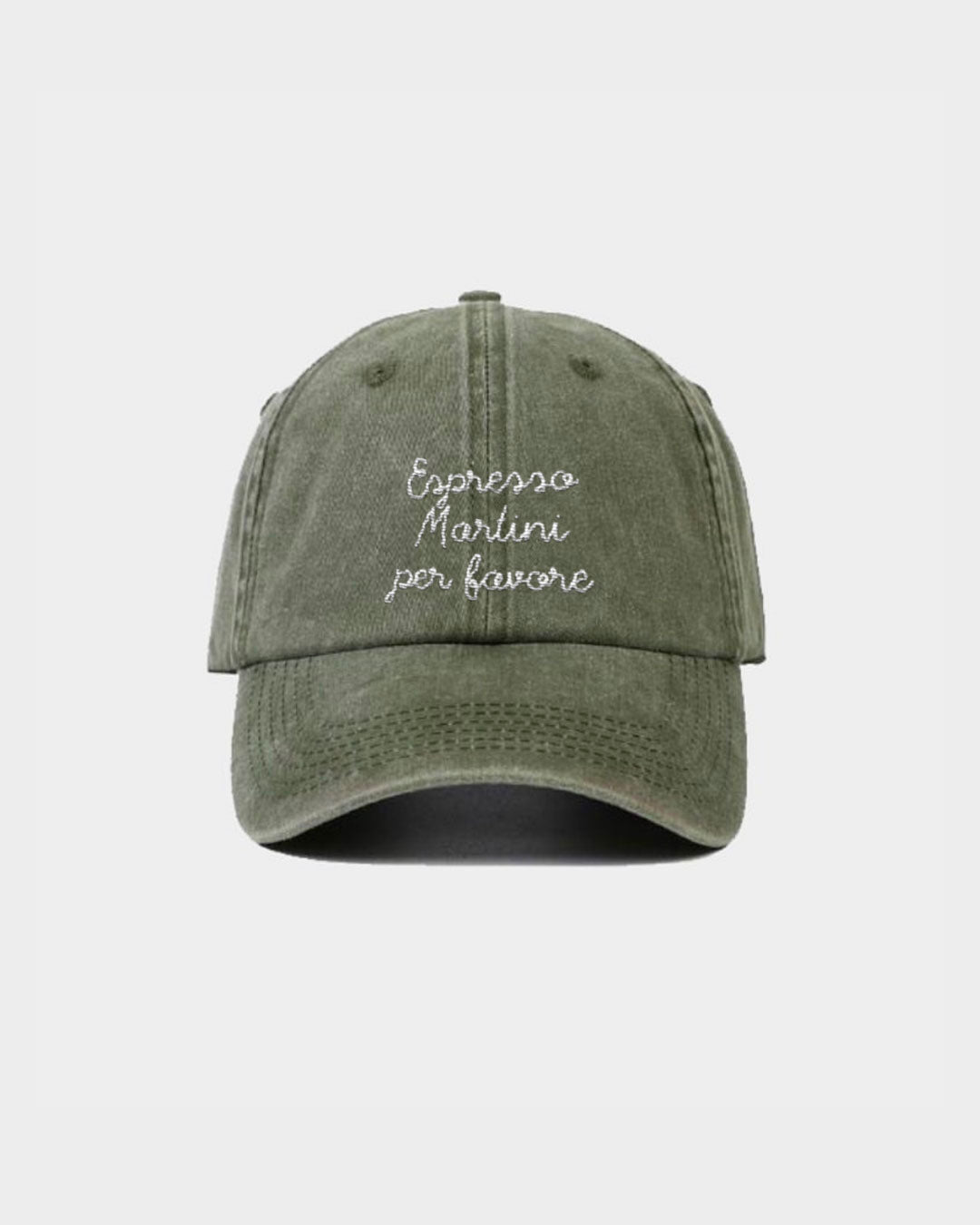 Juste Un T-shirt Casquettes Espresso Martini casquette brodée en coton