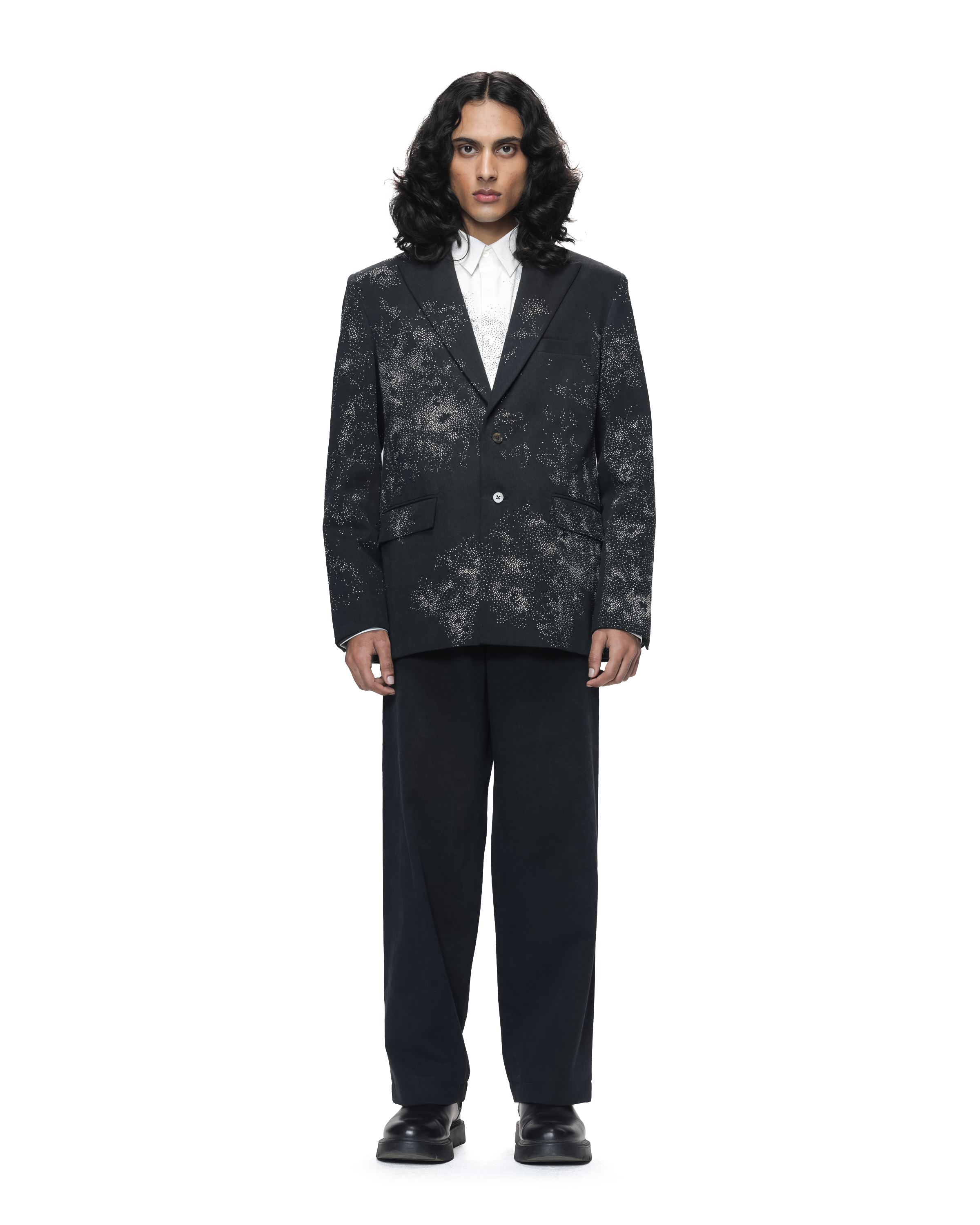 COUNTRYMADE Jackets Dust Cloud Blazer blazer denim coton brodé