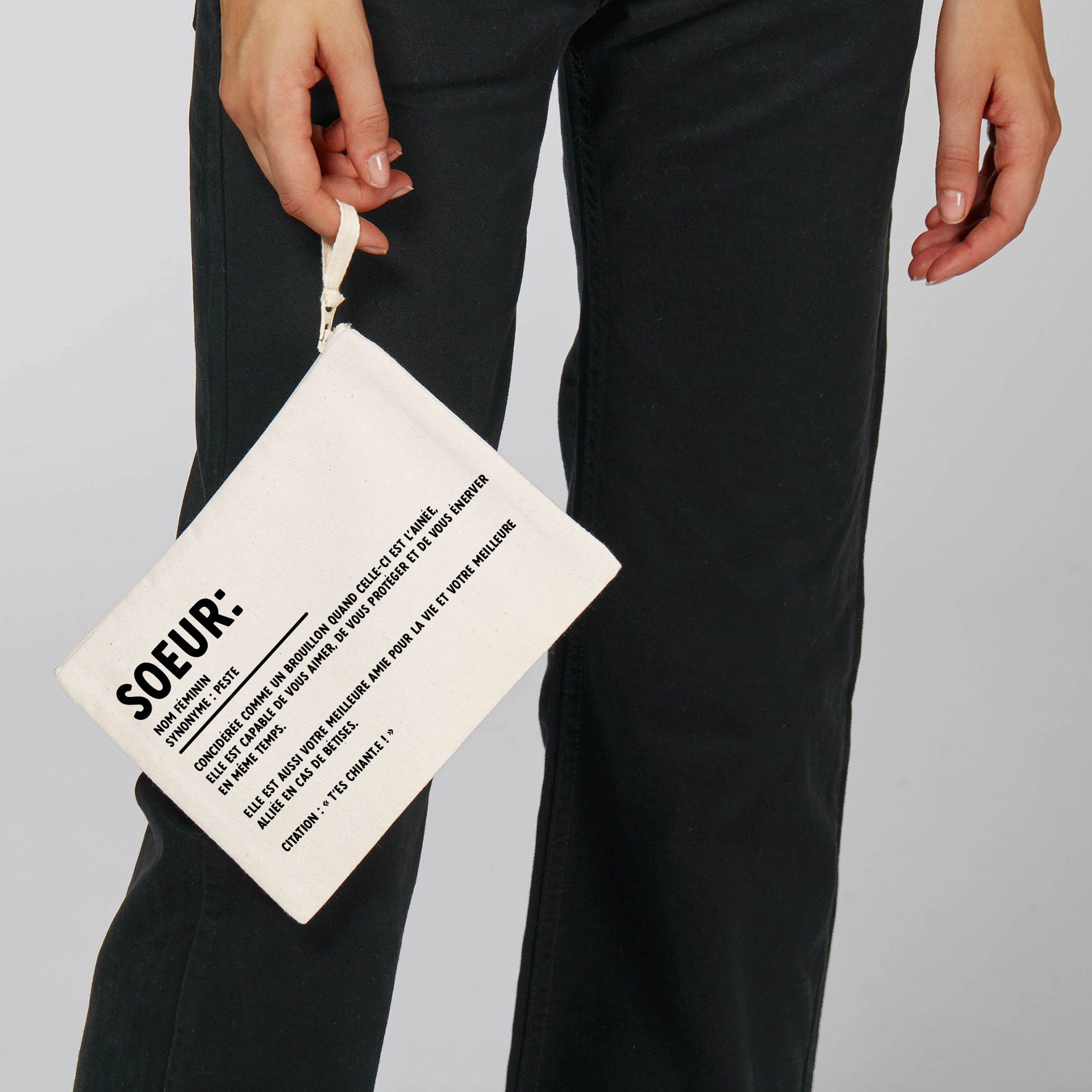 Juste Un T-shirt Pochettes Définition Soeur pochette