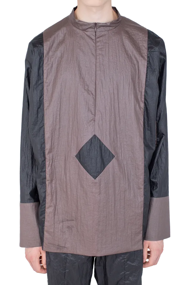 Kiko Kostadinov Tops HERTEL Stripe Pullover haut Terra nylon