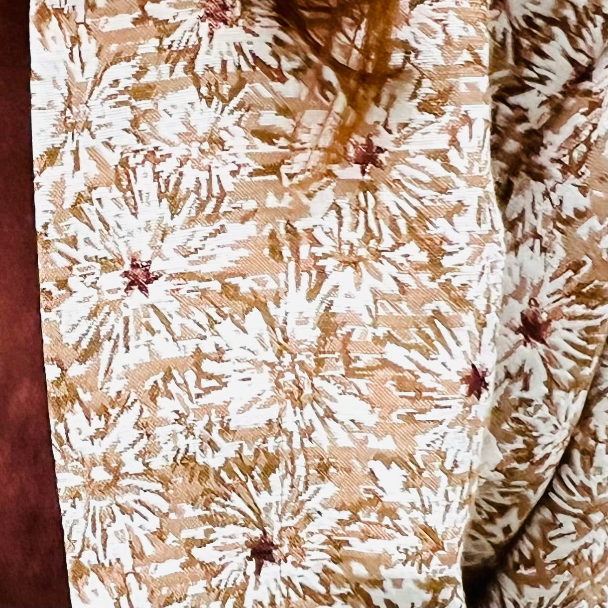 PANTRUCHE Vestes Veste CALI veste taupe en coton jacquard