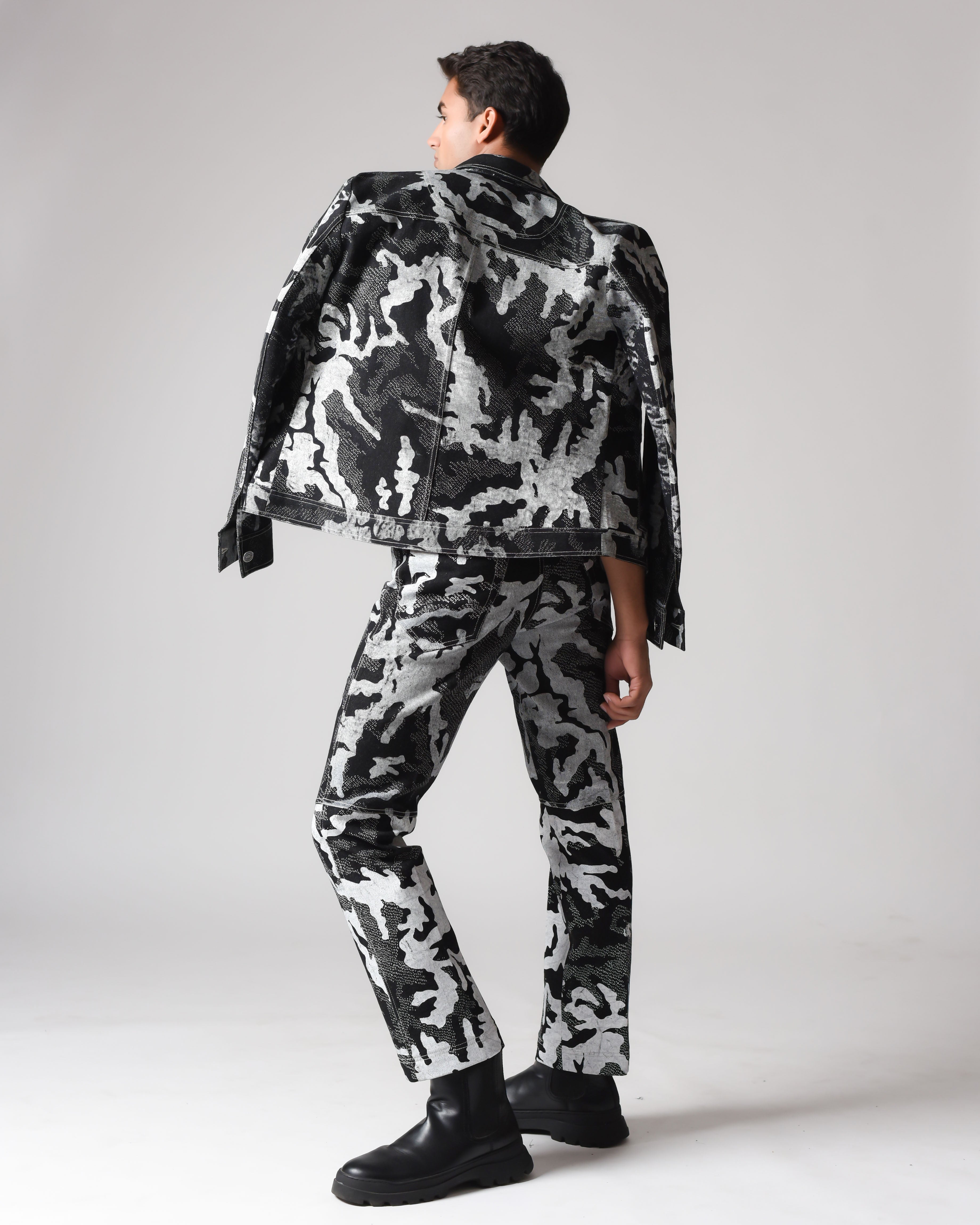 COUNTRYMADE Jackets Camouflage Shadow Denim Jacket veste en denim