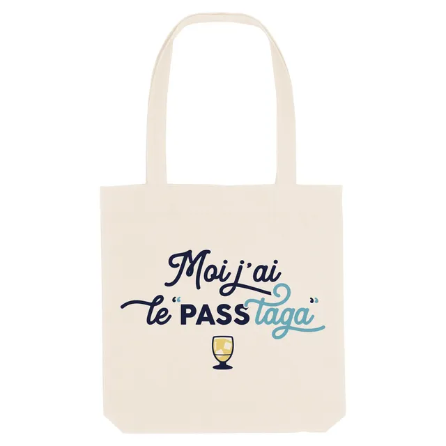 Juste Un T-shirt Tote Bags Pass Taga tote bag