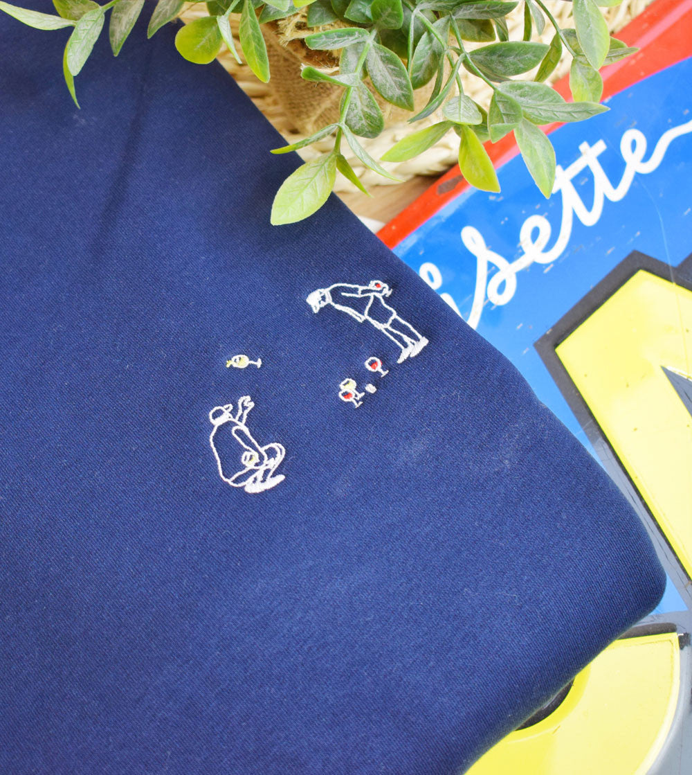 Juste Un T-shirt Sweats Brodés Club Apéro sweat brodé
