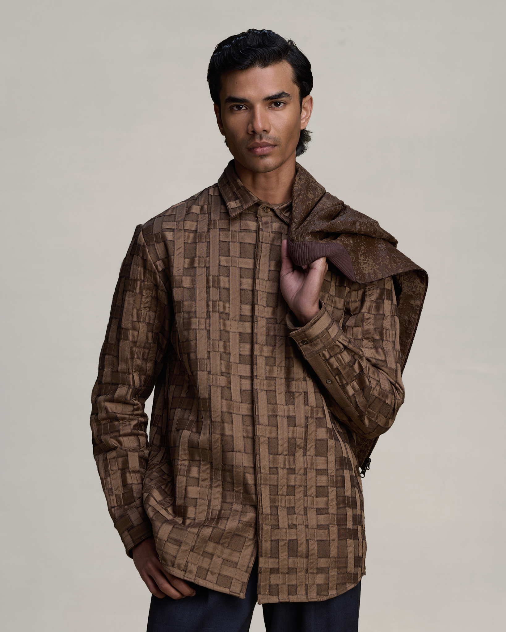COUNTRYMADE Shirts WOVEN ORE SHIRT chemise Chanderi assemblée main