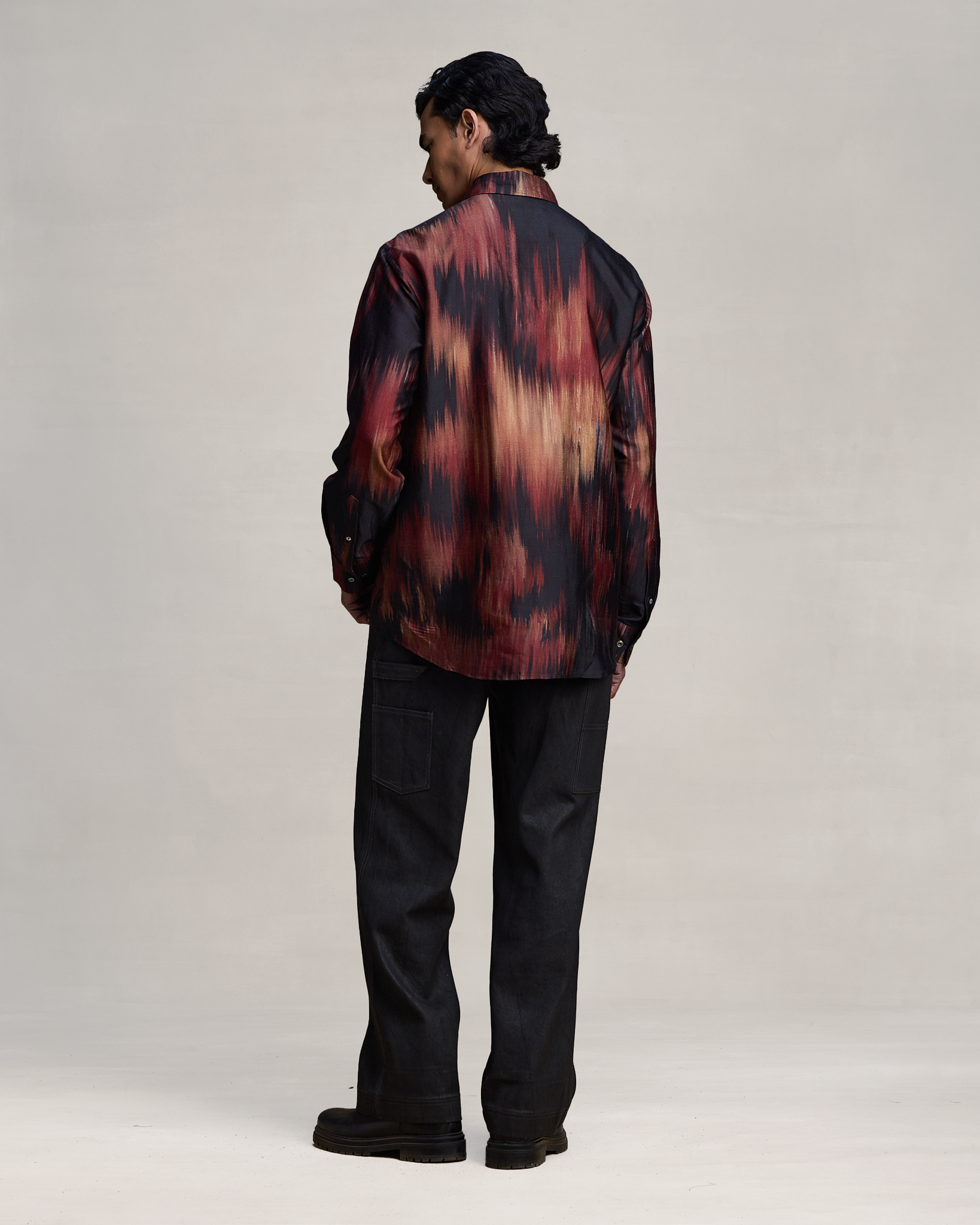 COUNTRYMADE Shirts JAGGED HEAT MAP SHIRT chemise soie