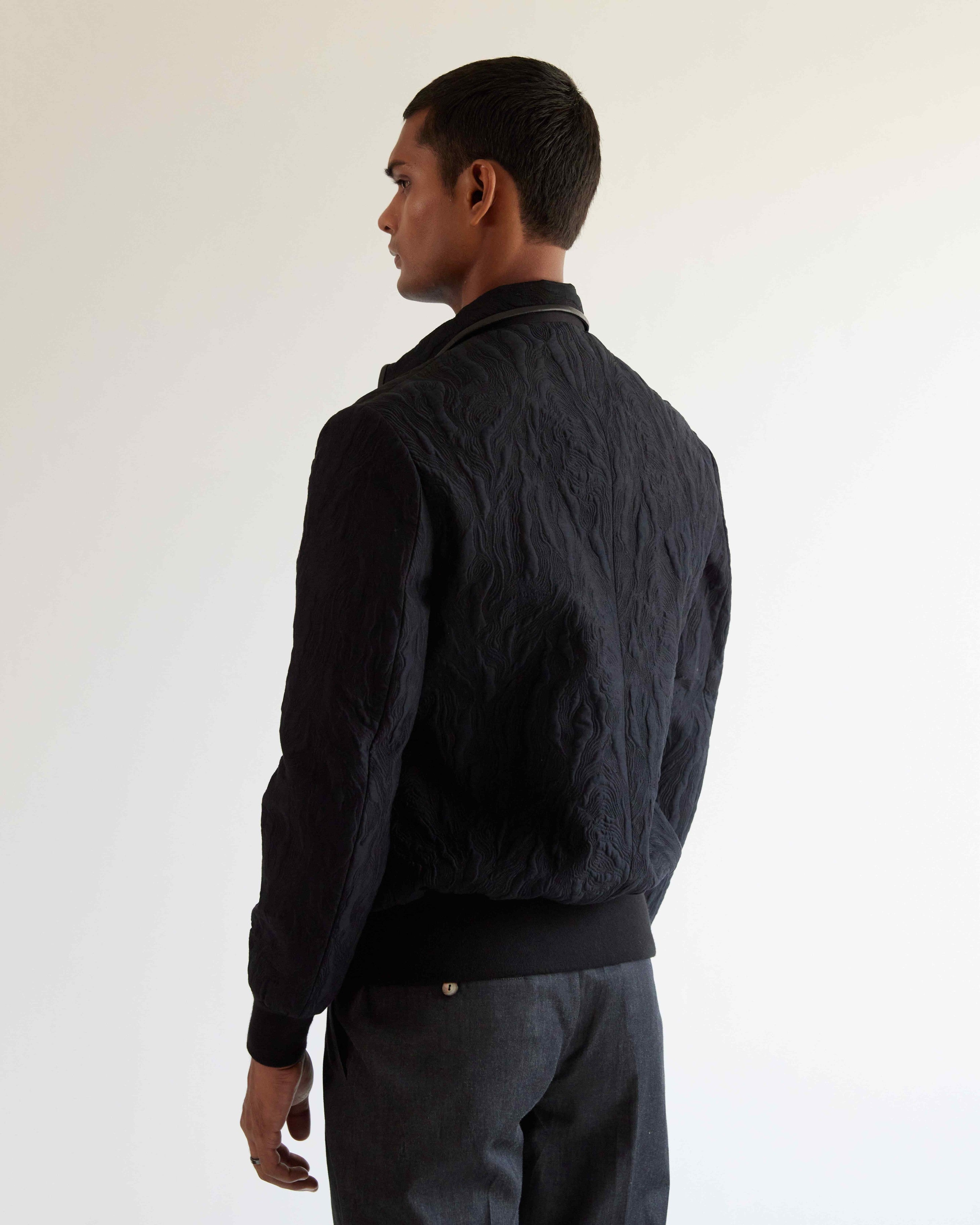 COUNTRYMADE Jackets Infinity Quilted Bomber Jacket bomber matelassé noir