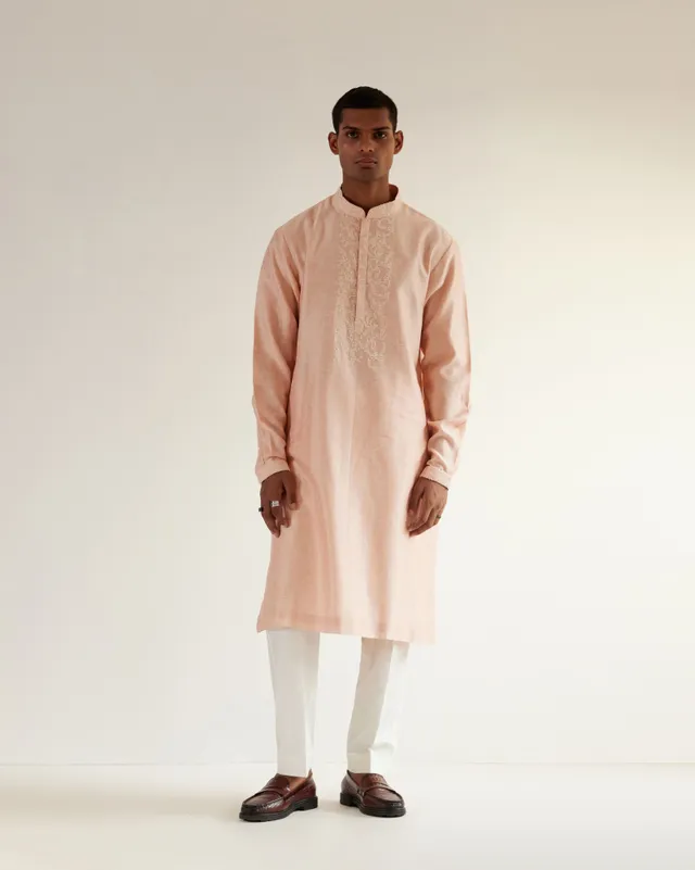 COUNTRYMADE Kurtas Camo-Block Print Kurta Set kurta rose brodé