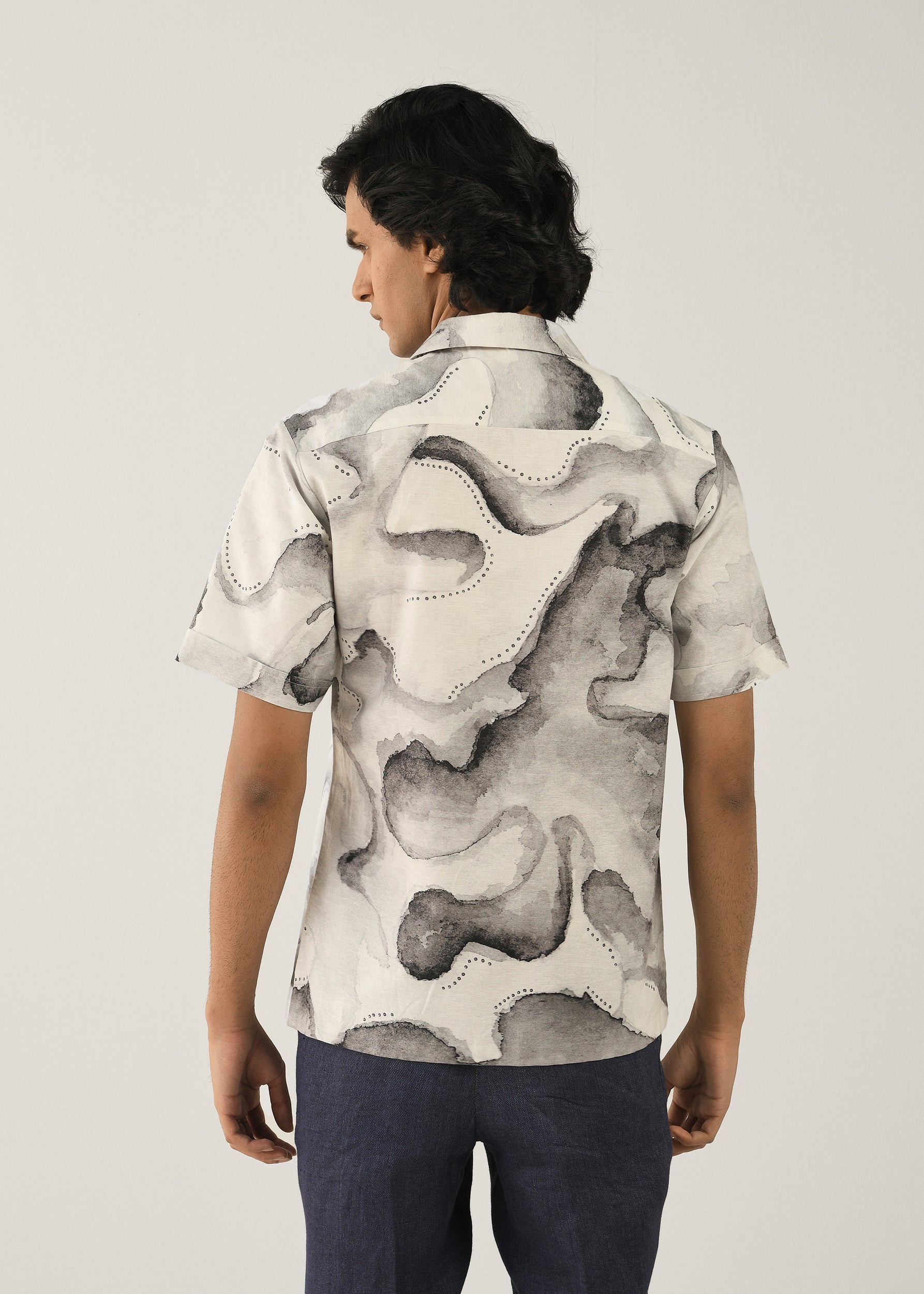 COUNTRYMADE Shirts Smoke Screen Shirt chemise taille sur commande lin-coton
