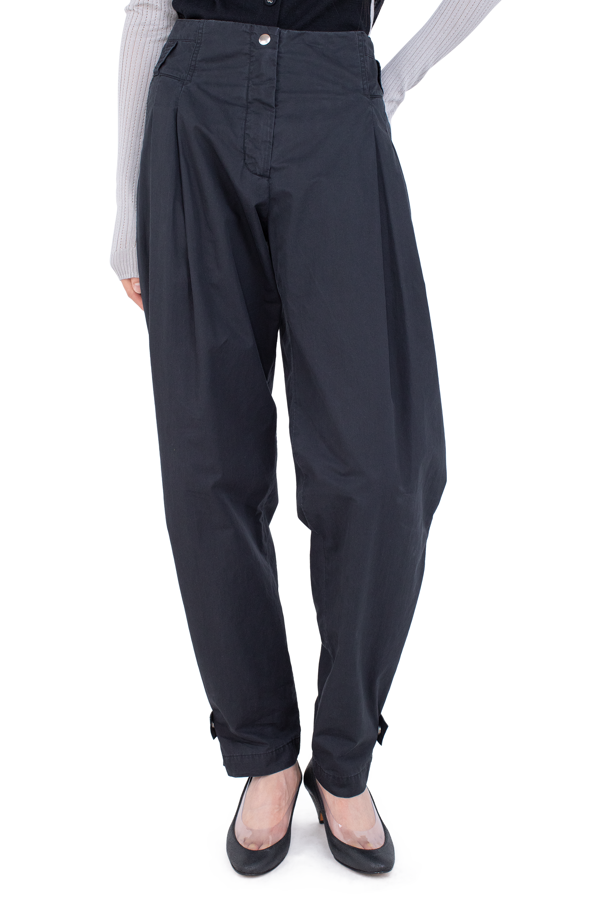 Kiko Kostadinov Bottoms PEREGRINE Trouser pantalon Stone Washed Charcoal coton
